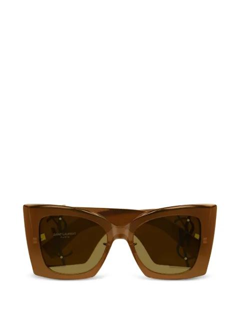 SL M119 Blaze Crystal cat-eye sunglasses by SAINT LAURENT