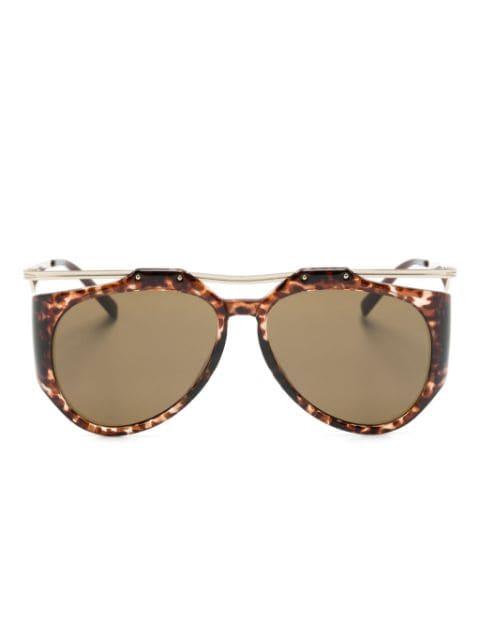 SL M137 Amelia pilot-framed sunglasses by SAINT LAURENT