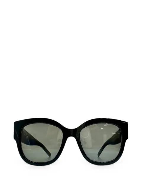 SL M95 logo-plaque sunglasses by SAINT LAURENT
