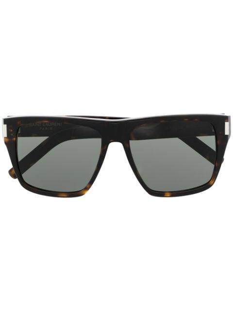 SL424 square-frame sunglasses by SAINT LAURENT