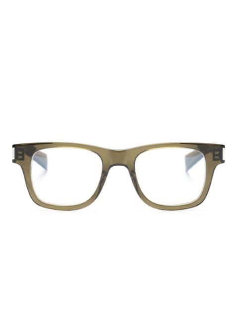 SL5640PT square-frame glasses by SAINT LAURENT