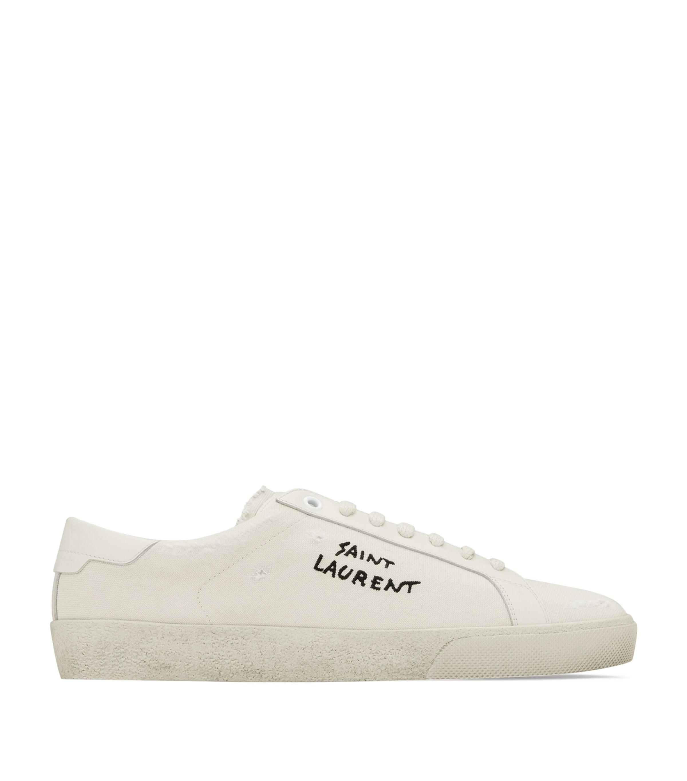 Saint Laurent Canvas Court Classic SL/06 Sneakers by SAINT LAURENT