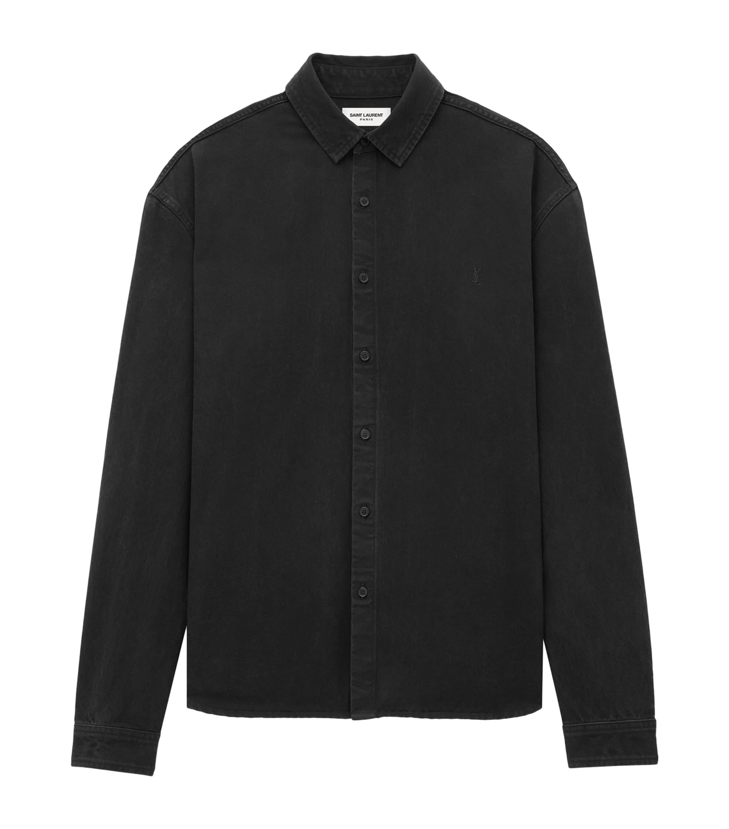 Saint Laurent Cassandre Denim Shirt by SAINT LAURENT