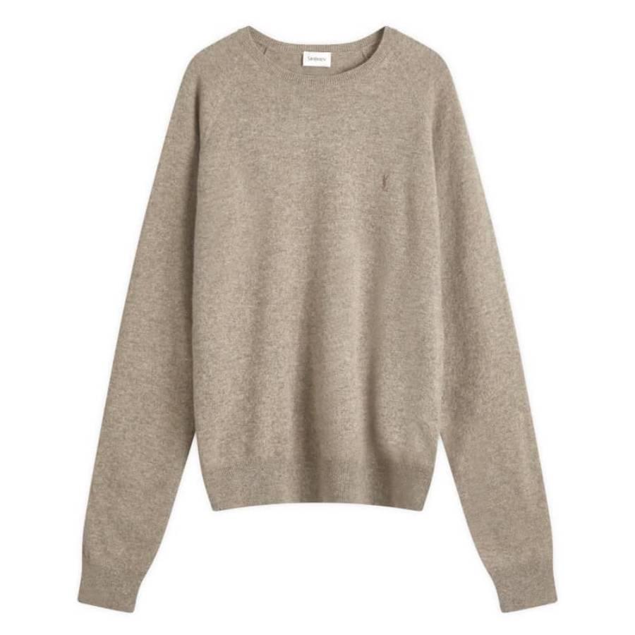 Saint Laurent Cassandre Sweater In Cashmere by SAINT LAURENT