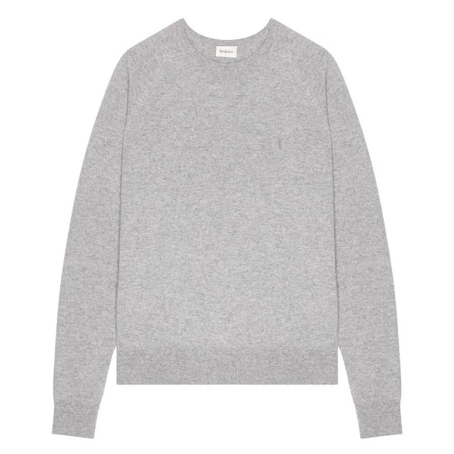 Saint Laurent Cassandre Sweater In Cashmere by SAINT LAURENT