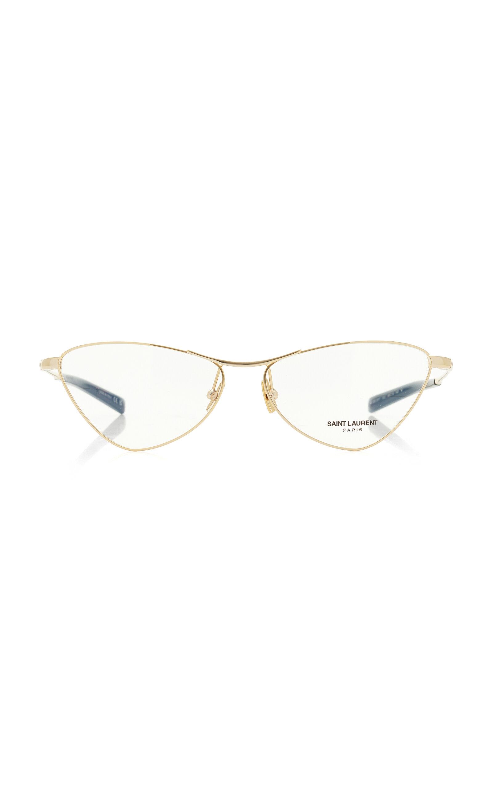 Saint Laurent Cat-Eye Metal Glasses - Moda Operandi by SAINT LAURENT