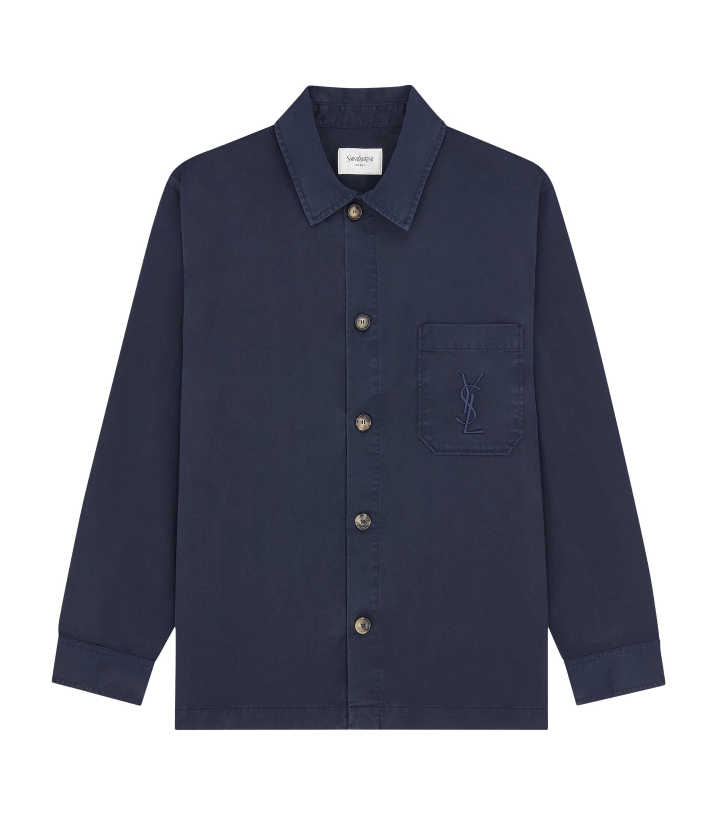 Saint Laurent Cotton Cassandre Overshirt by SAINT LAURENT