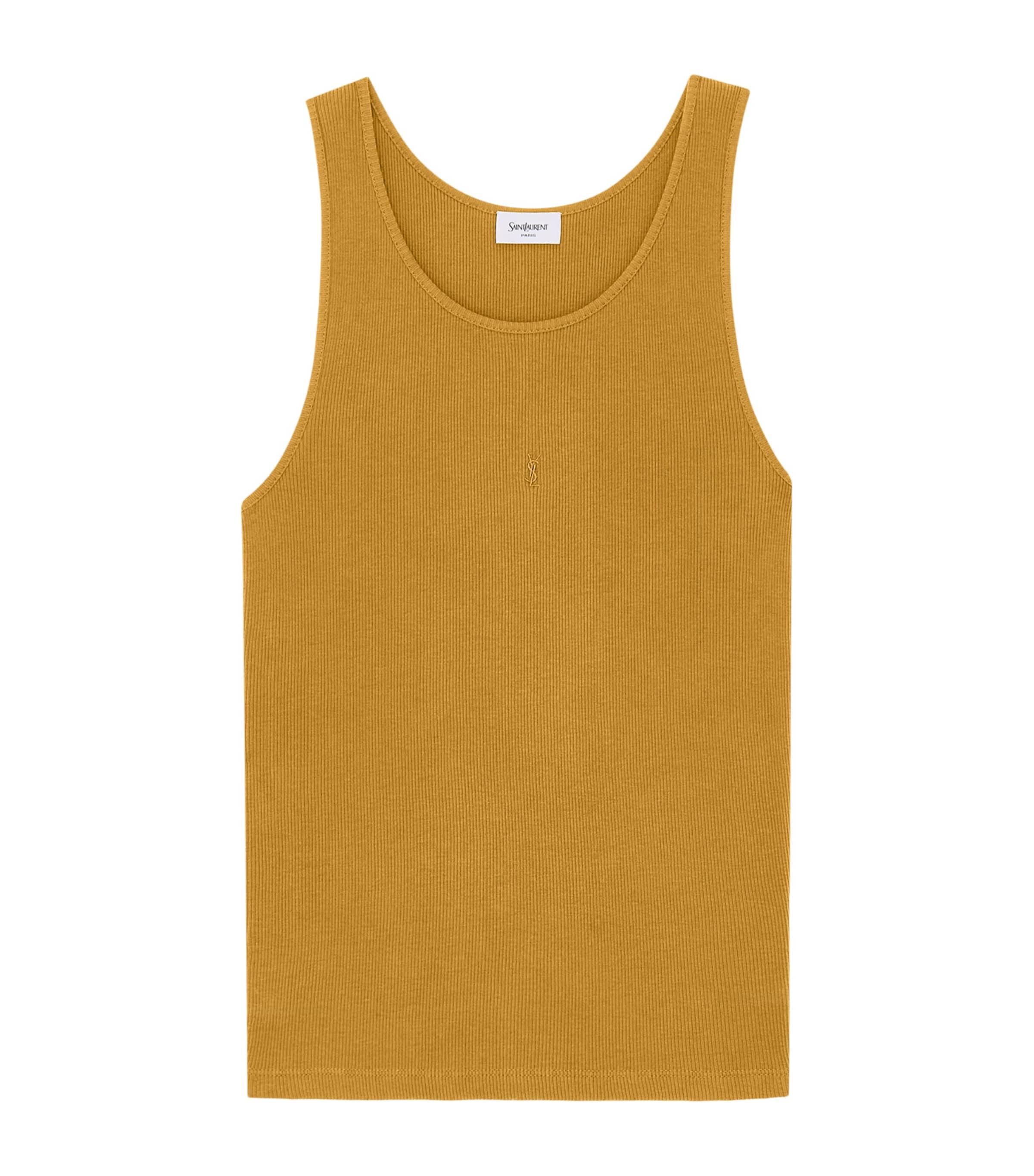 Saint Laurent Cotton Cassandre Tank Top by SAINT LAURENT