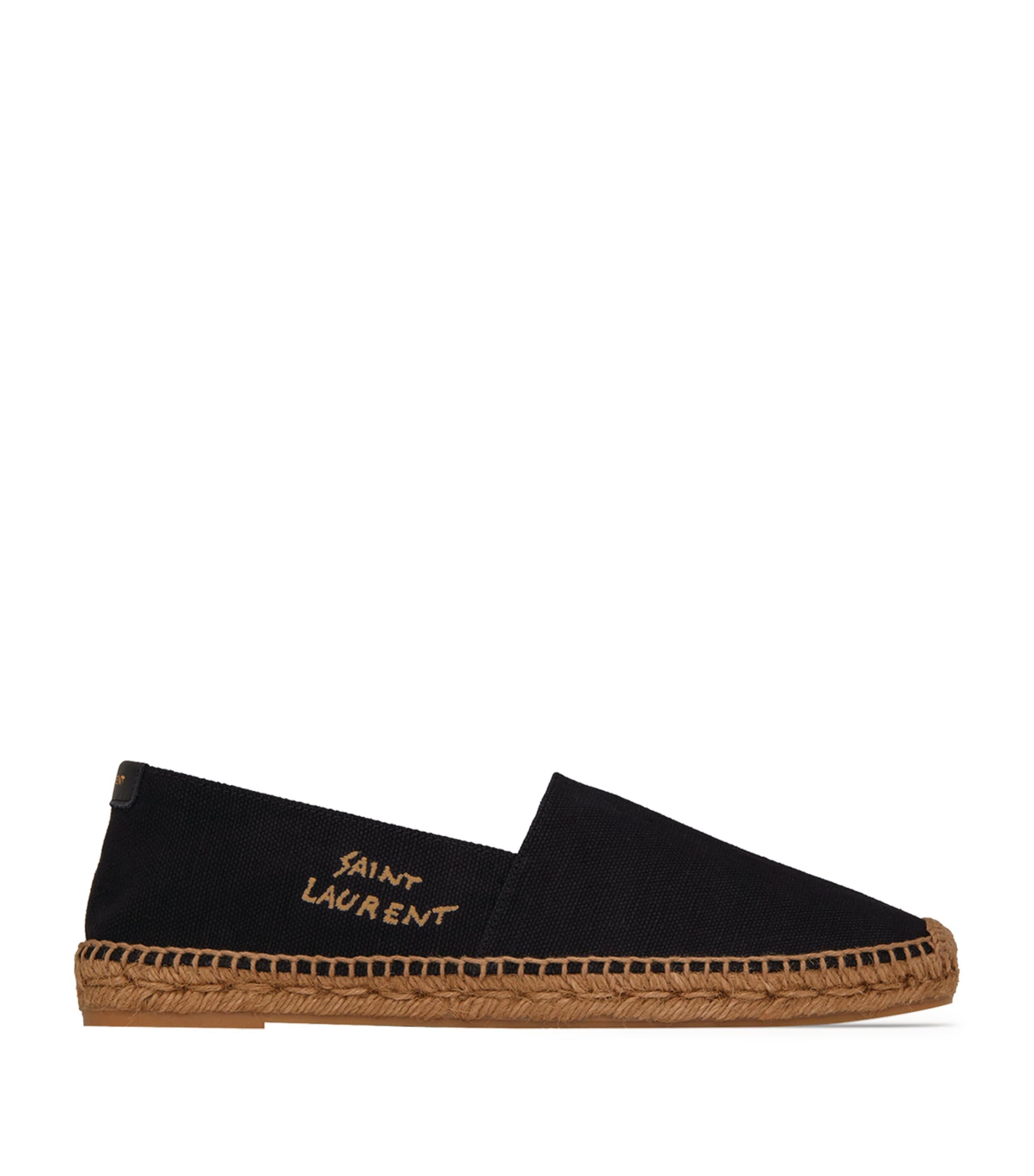 Saint Laurent Embroidered Logo Espadrilles by SAINT LAURENT