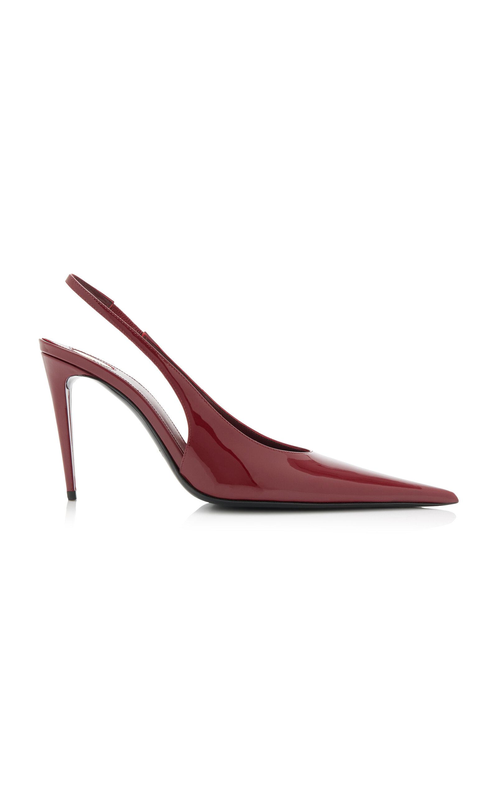 Saint Laurent Guermantes Patent Leather Slingback Pumps - Moda Operandi by SAINT LAURENT