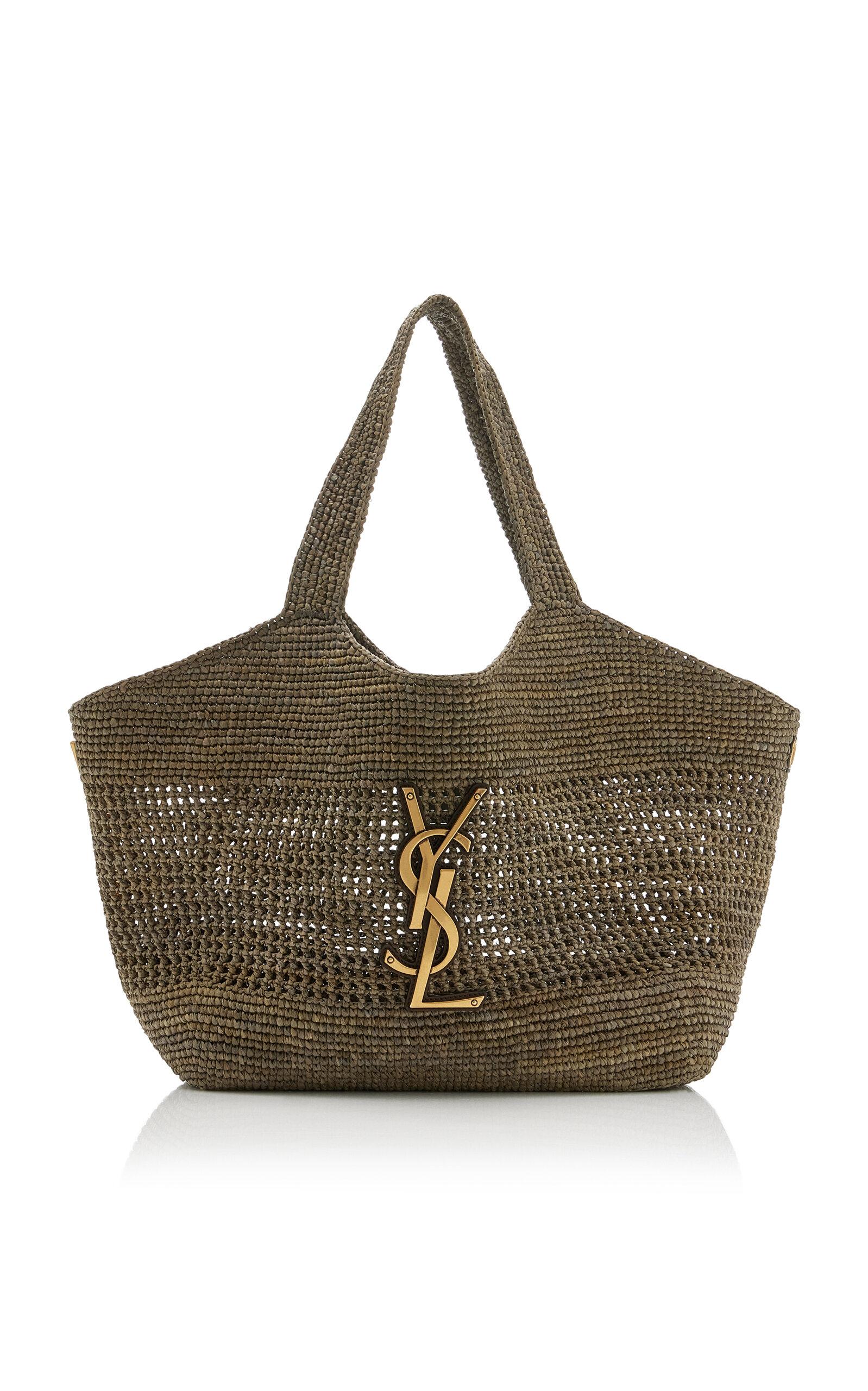 Saint Laurent Icare Maxi Raffia Tote Bag - Moda Operandi by SAINT LAURENT