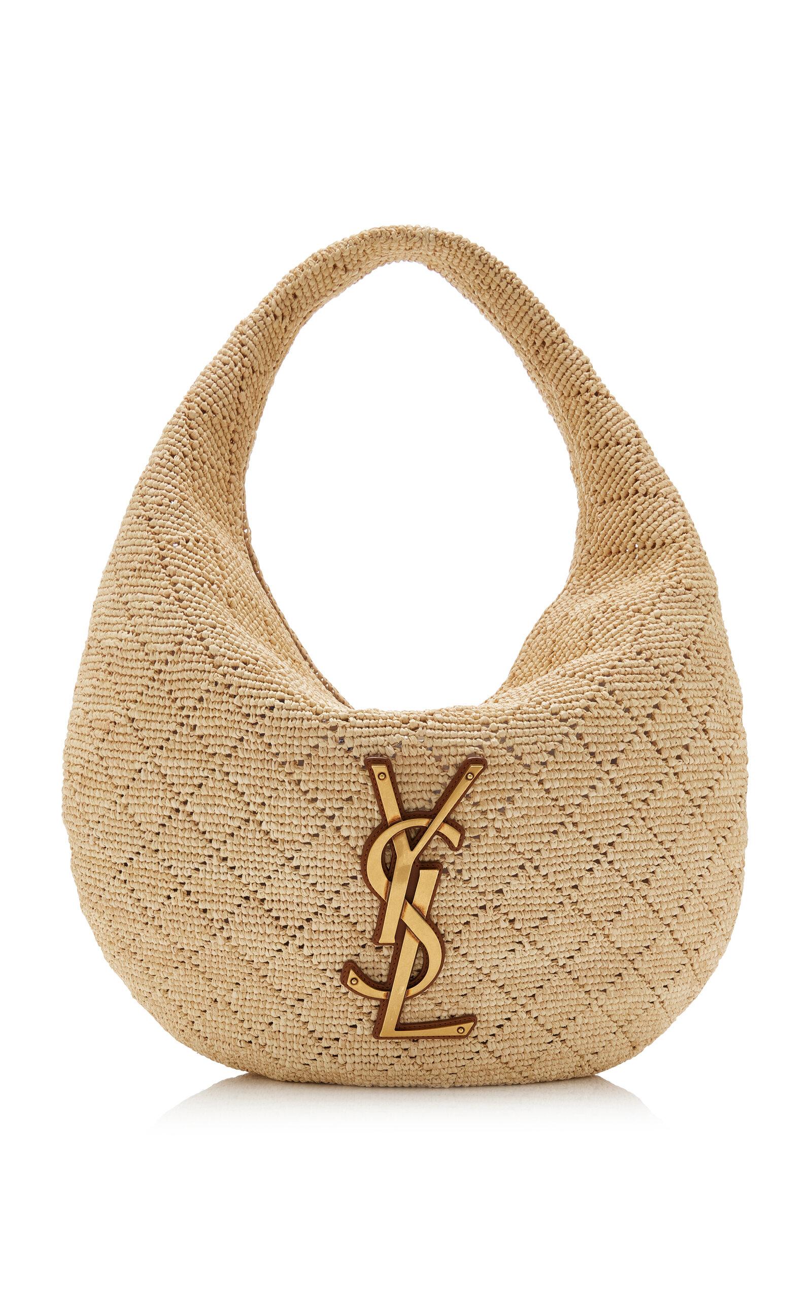 Saint Laurent Icare Raffia Hobo Bag - Moda Operandi by SAINT LAURENT