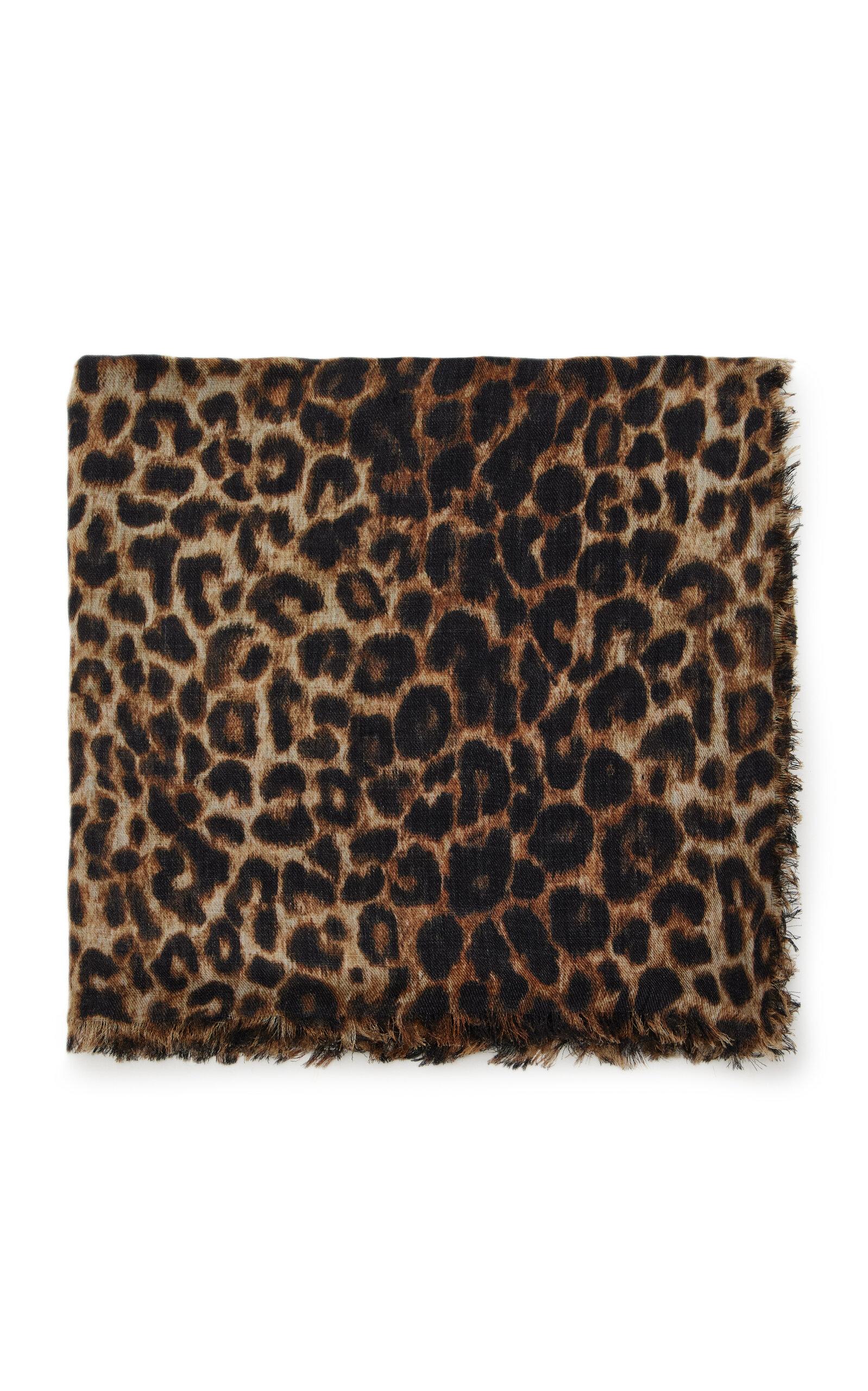 Saint Laurent Large Leopard Silk Scarf - Moda Operandi by SAINT LAURENT