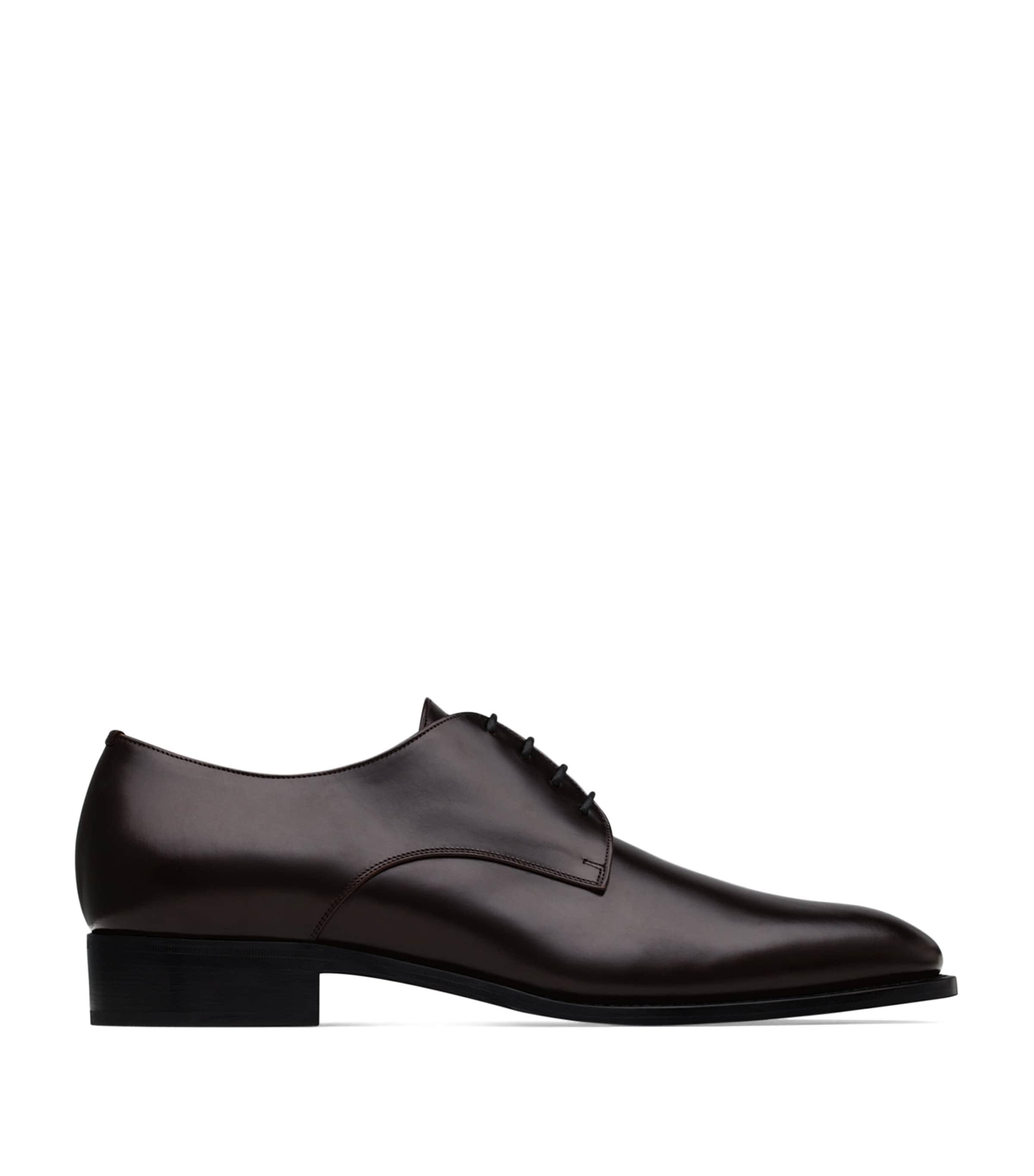 Saint Laurent Leather Adrien Derby Shoes by SAINT LAURENT