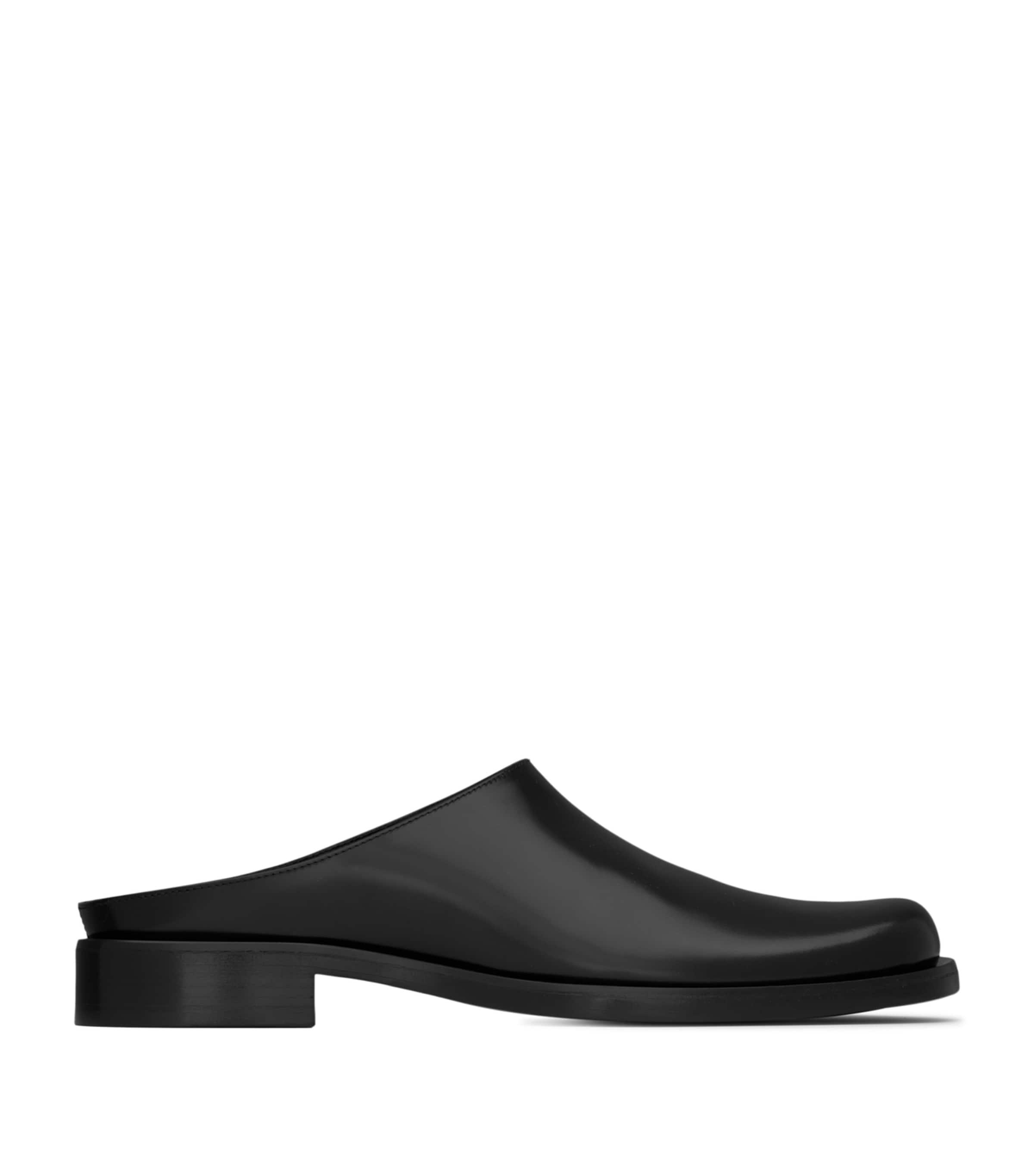 Saint Laurent Leather Angus Mules by SAINT LAURENT