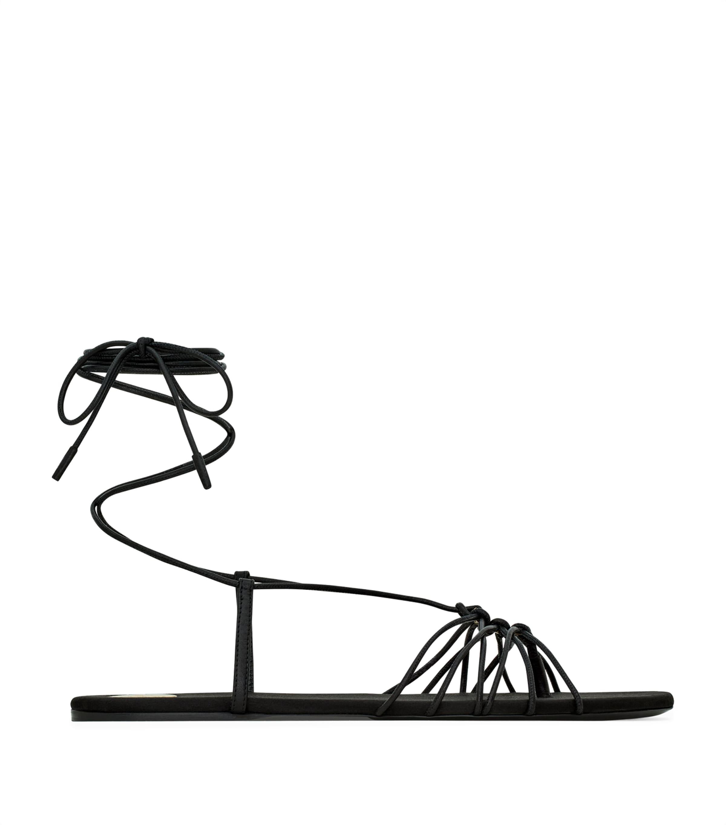 Saint Laurent Leather Babylone Sandals by SAINT LAURENT