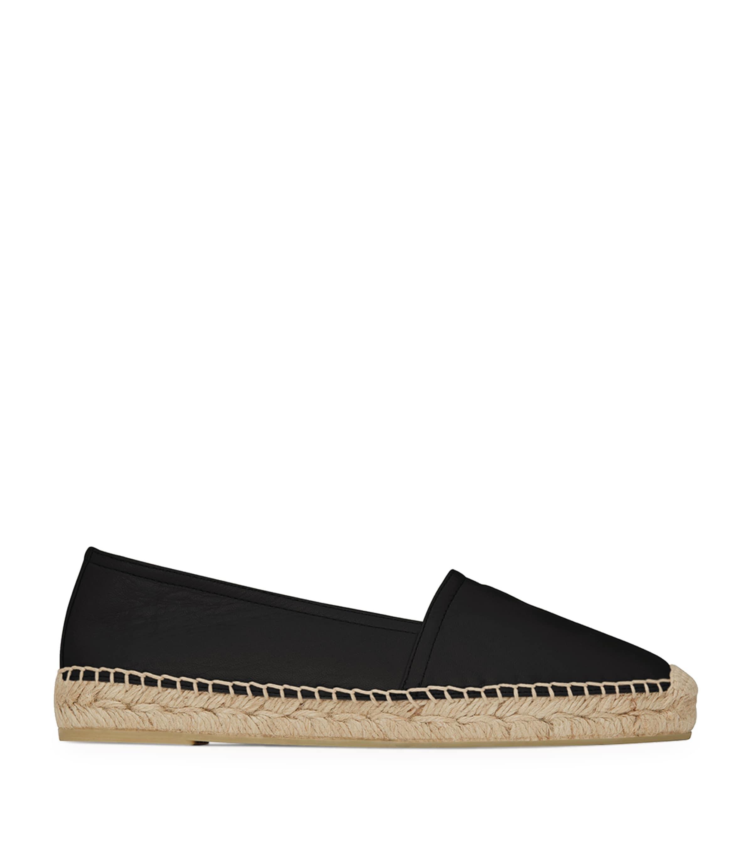 Saint Laurent Leather Espadrilles by SAINT LAURENT