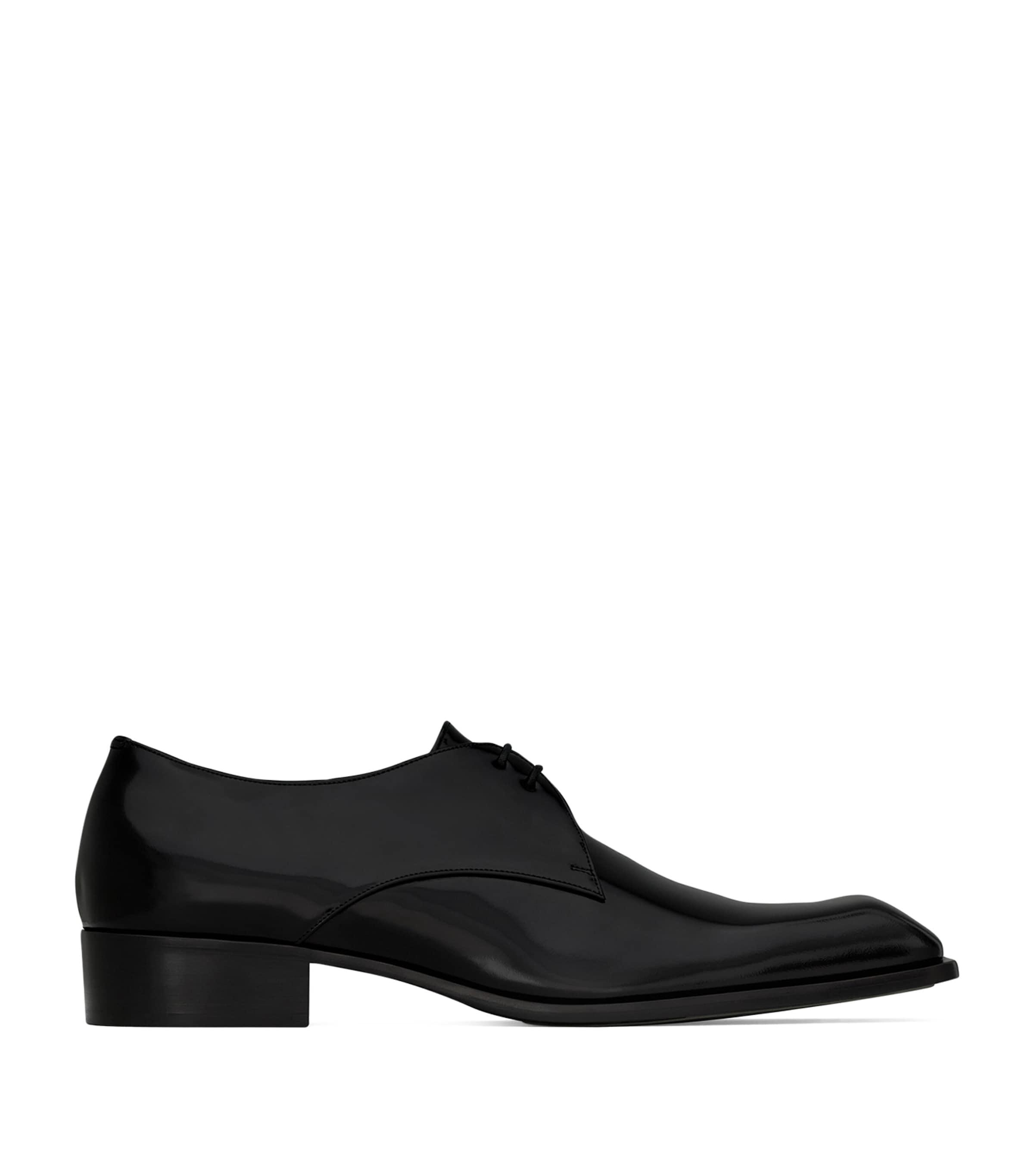 Saint Laurent Leather Jean Derby Shoes by SAINT LAURENT