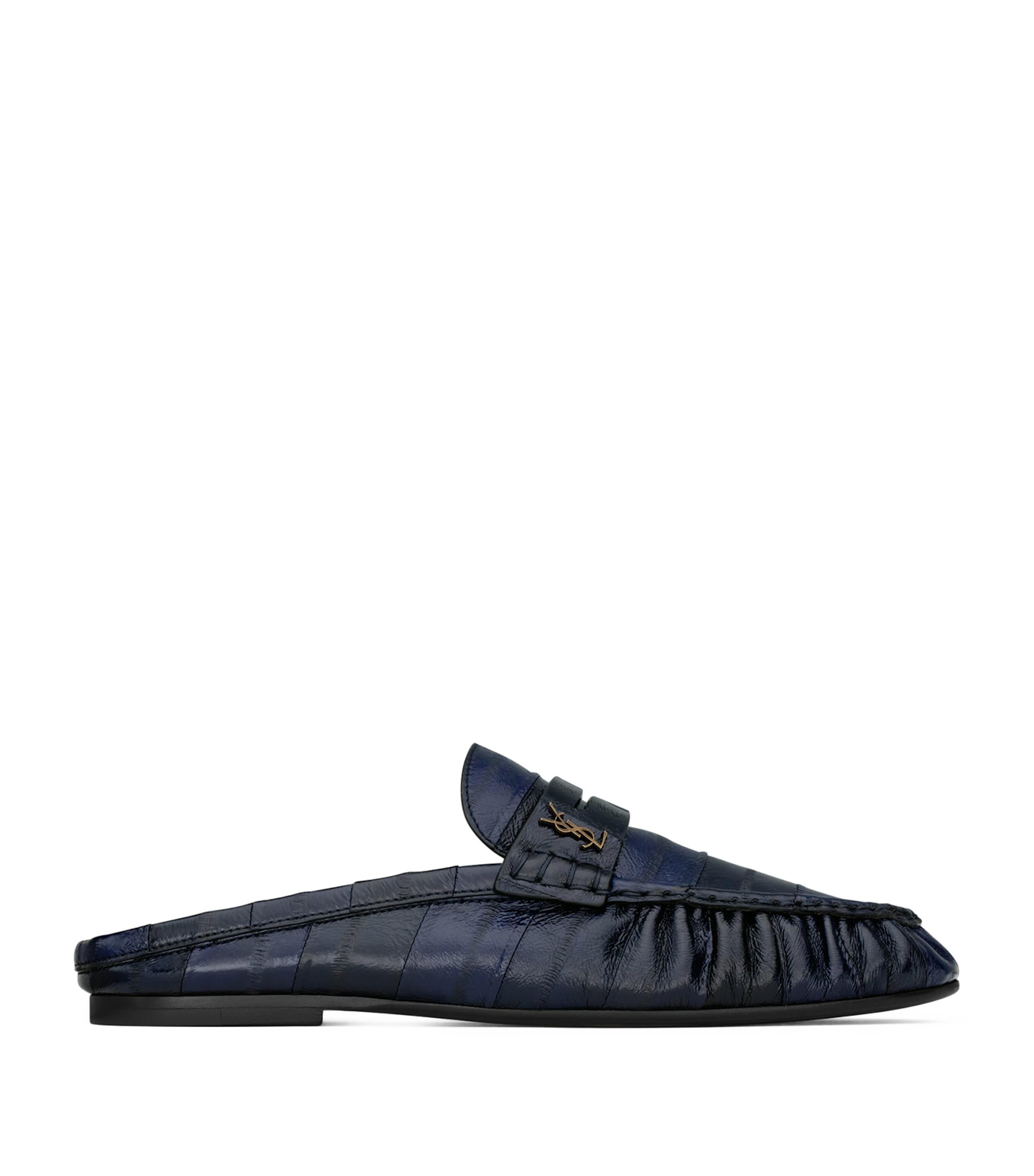Saint Laurent Leather Le Loafer Mules by SAINT LAURENT