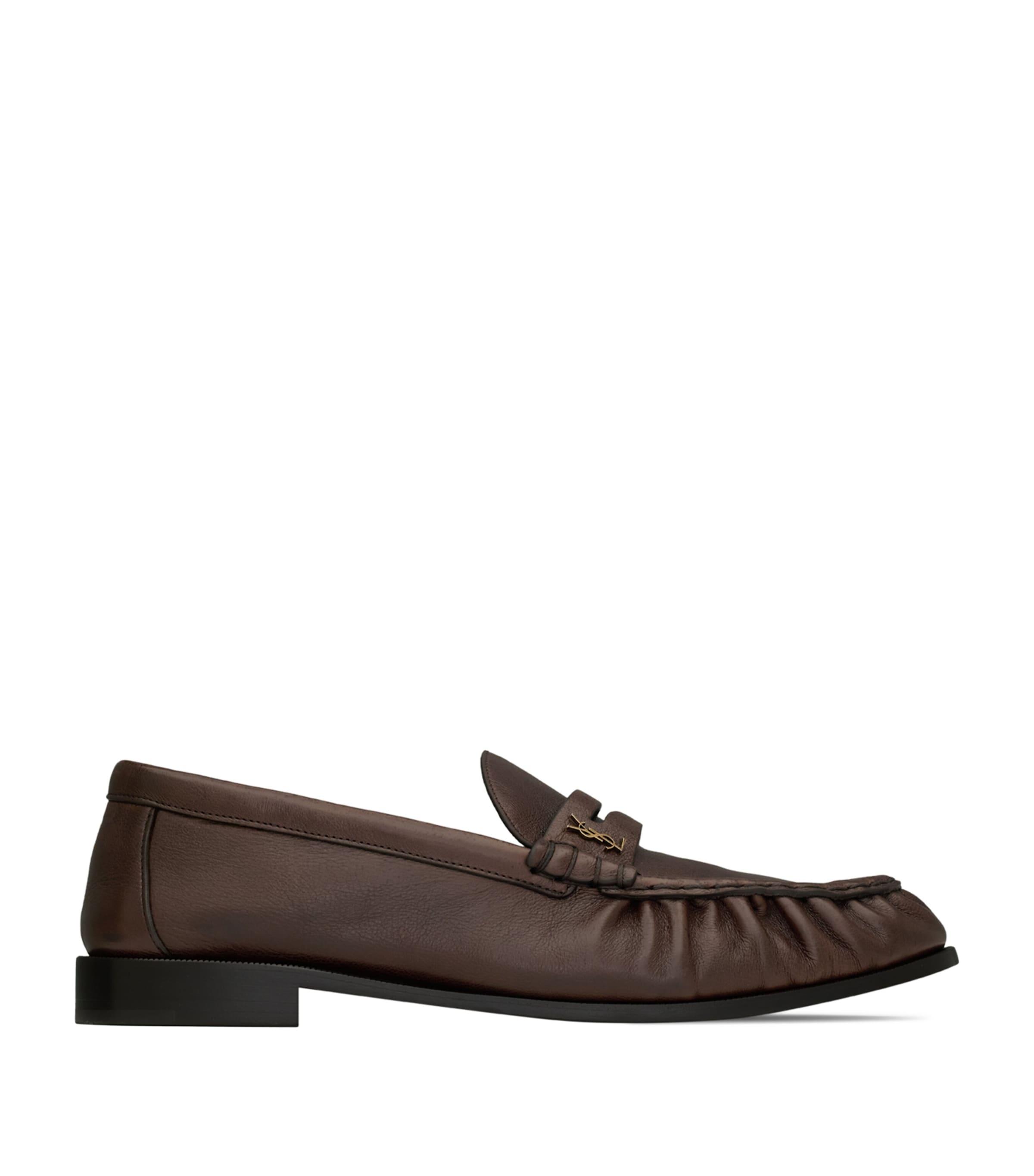Saint Laurent Leather Le Loafers by SAINT LAURENT