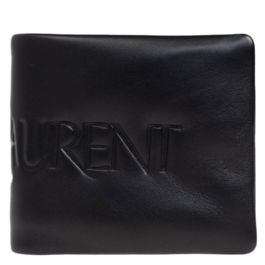 Saint Laurent Logo Embossed Leather Wallet by SAINT LAURENT