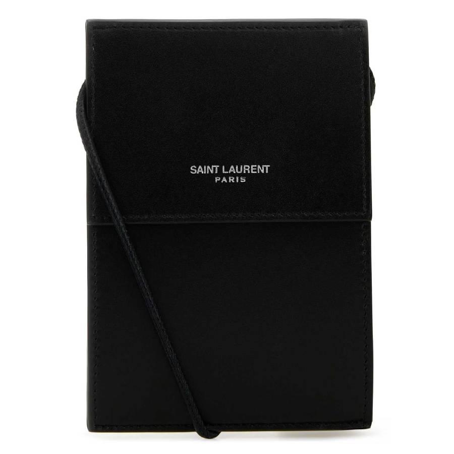 Saint Laurent Logo Print Mini Crossbody Bag by SAINT LAURENT