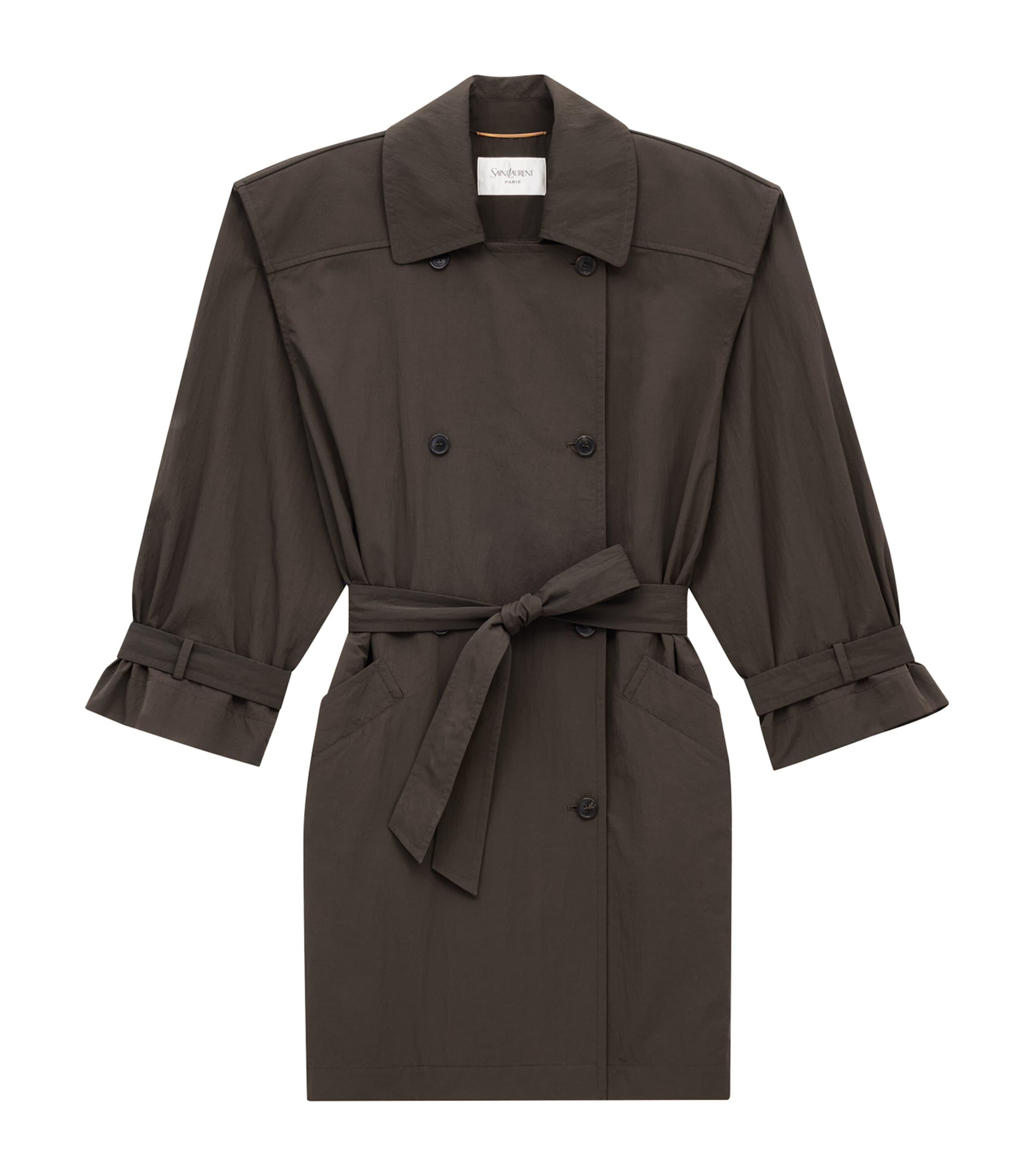 Saint Laurent Midi Trench Coat by SAINT LAURENT