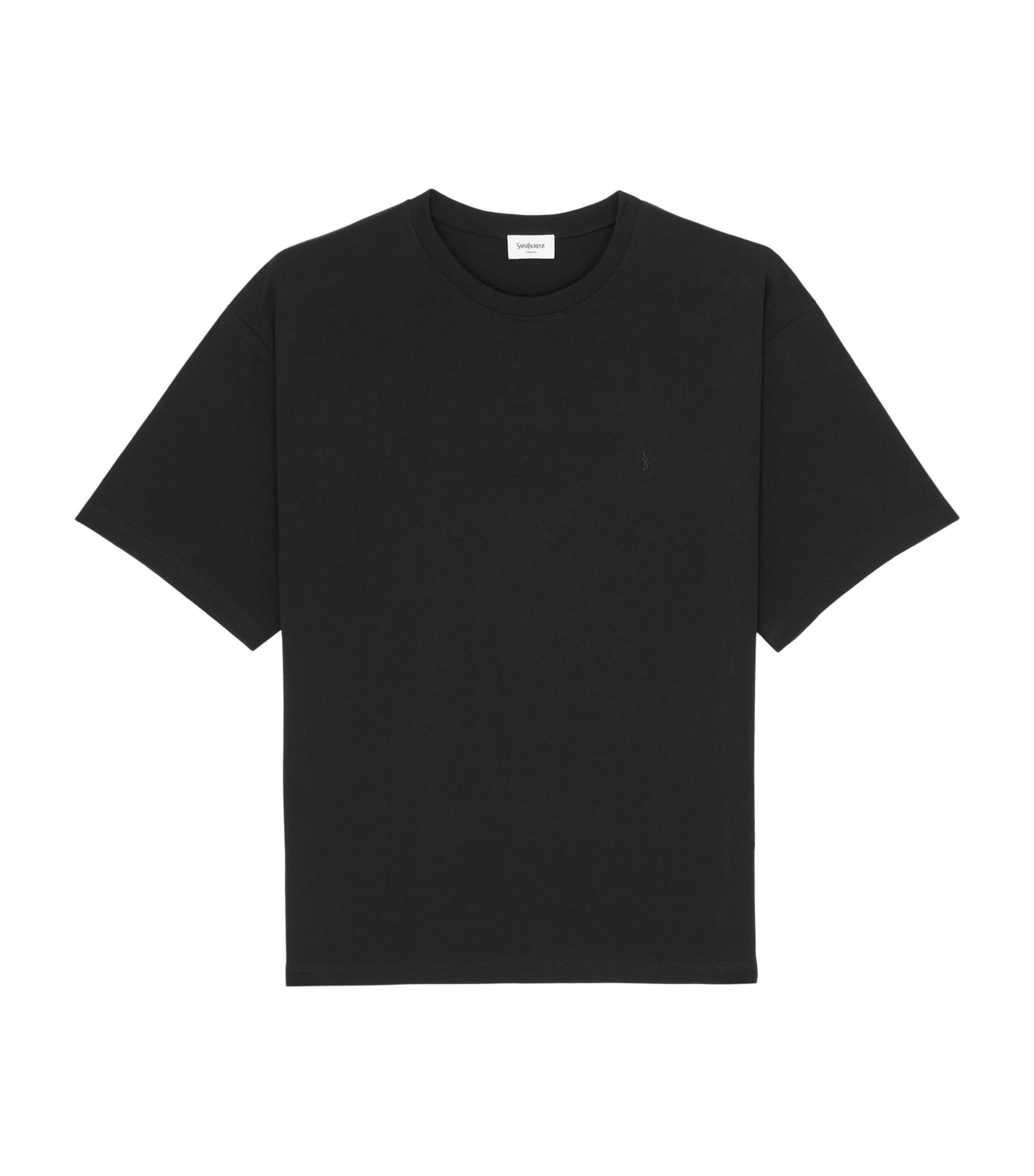Saint Laurent Organic Cotton Logo T-Shirt by SAINT LAURENT