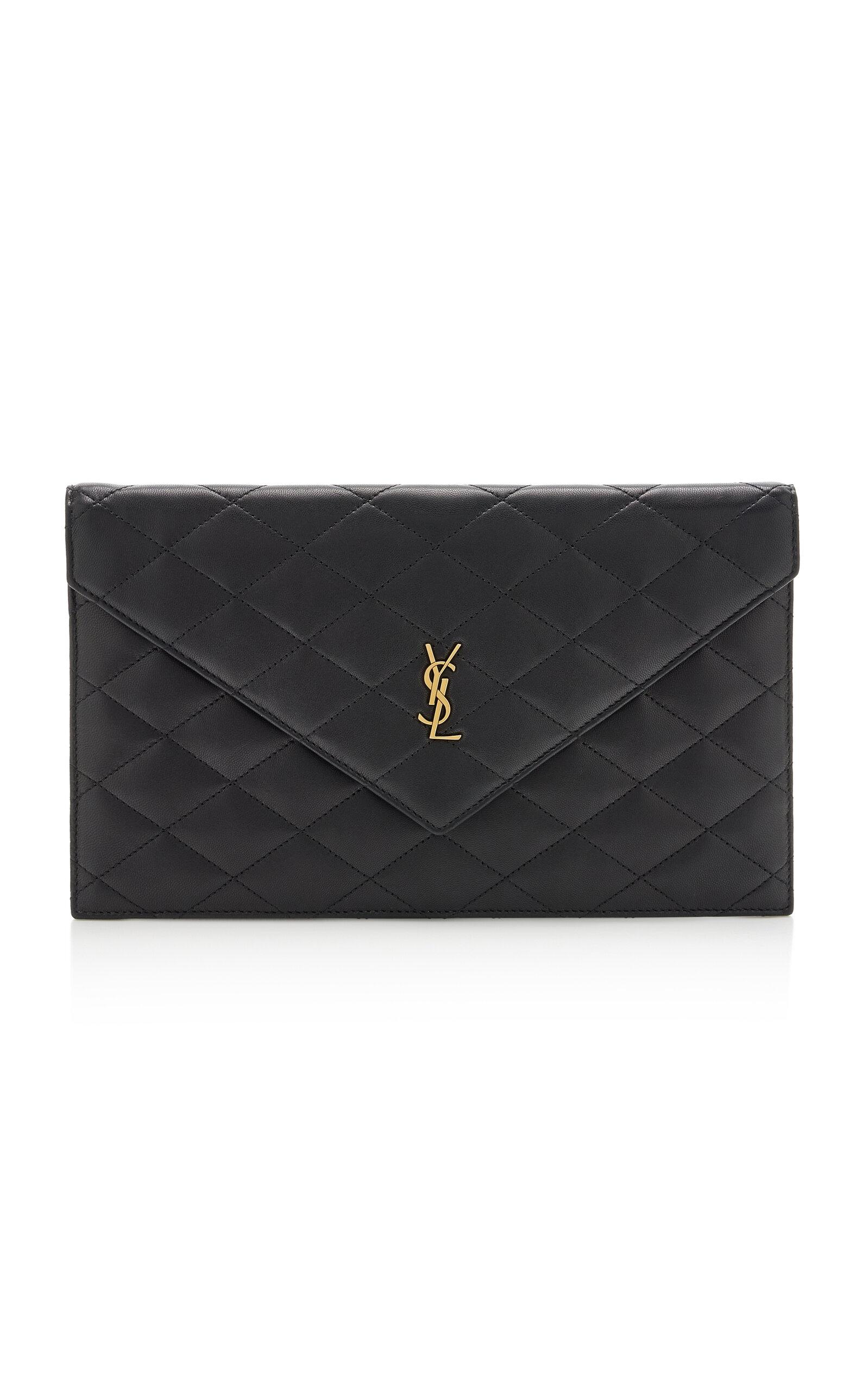 Saint Laurent Paris Leather Pouch - Moda Operandi by SAINT LAURENT
