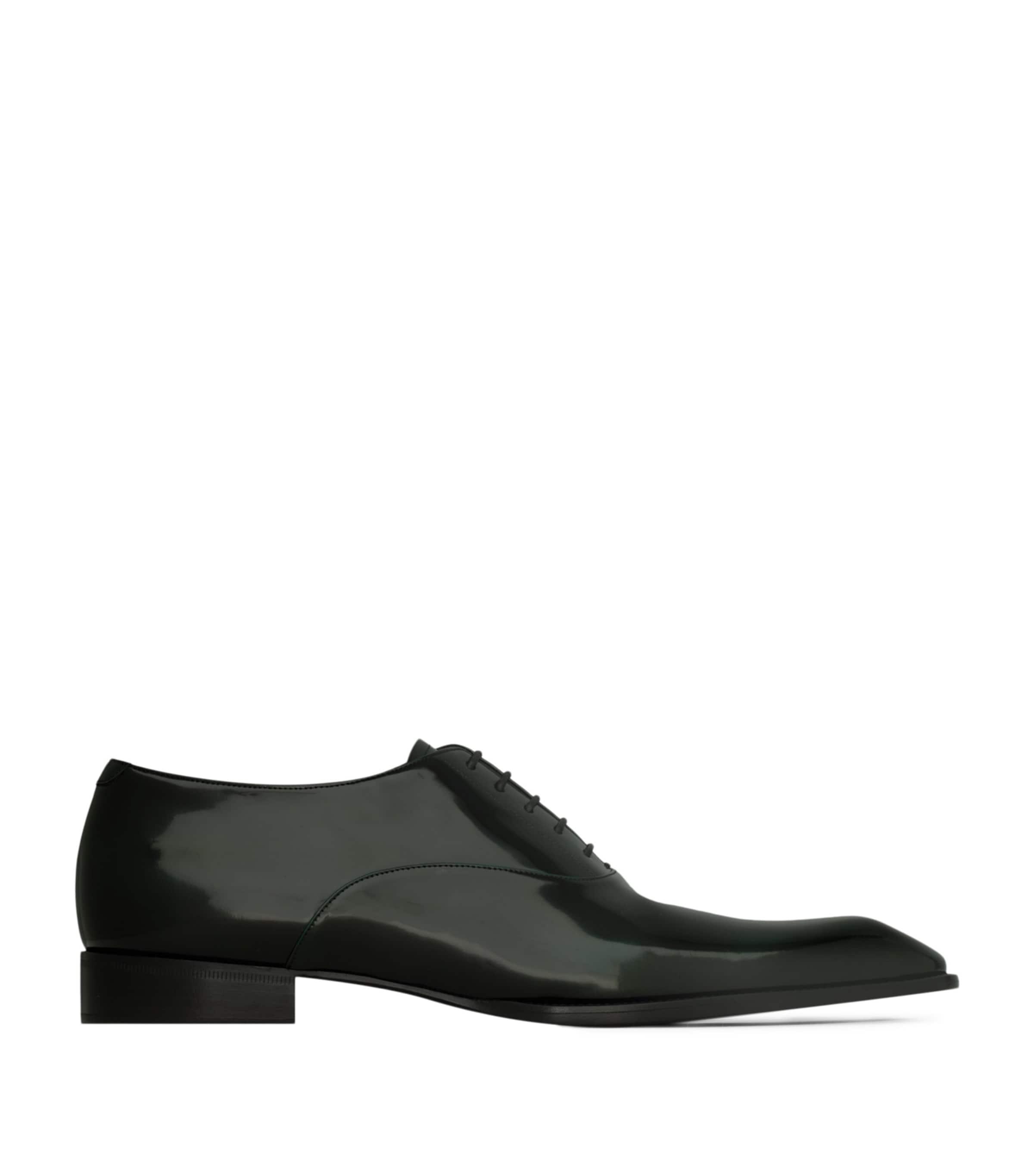 Saint Laurent Patent Leather Stanton Oxford Shoes by SAINT LAURENT