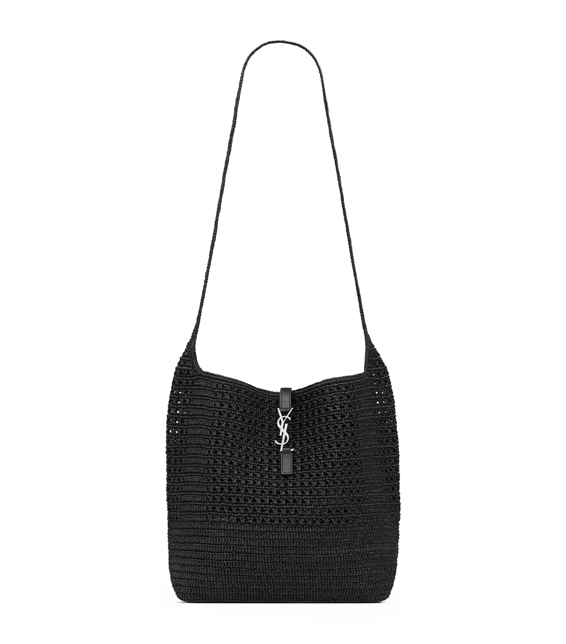 Saint Laurent Raffia Le 5 á 7 Shoulder Bag by SAINT LAURENT