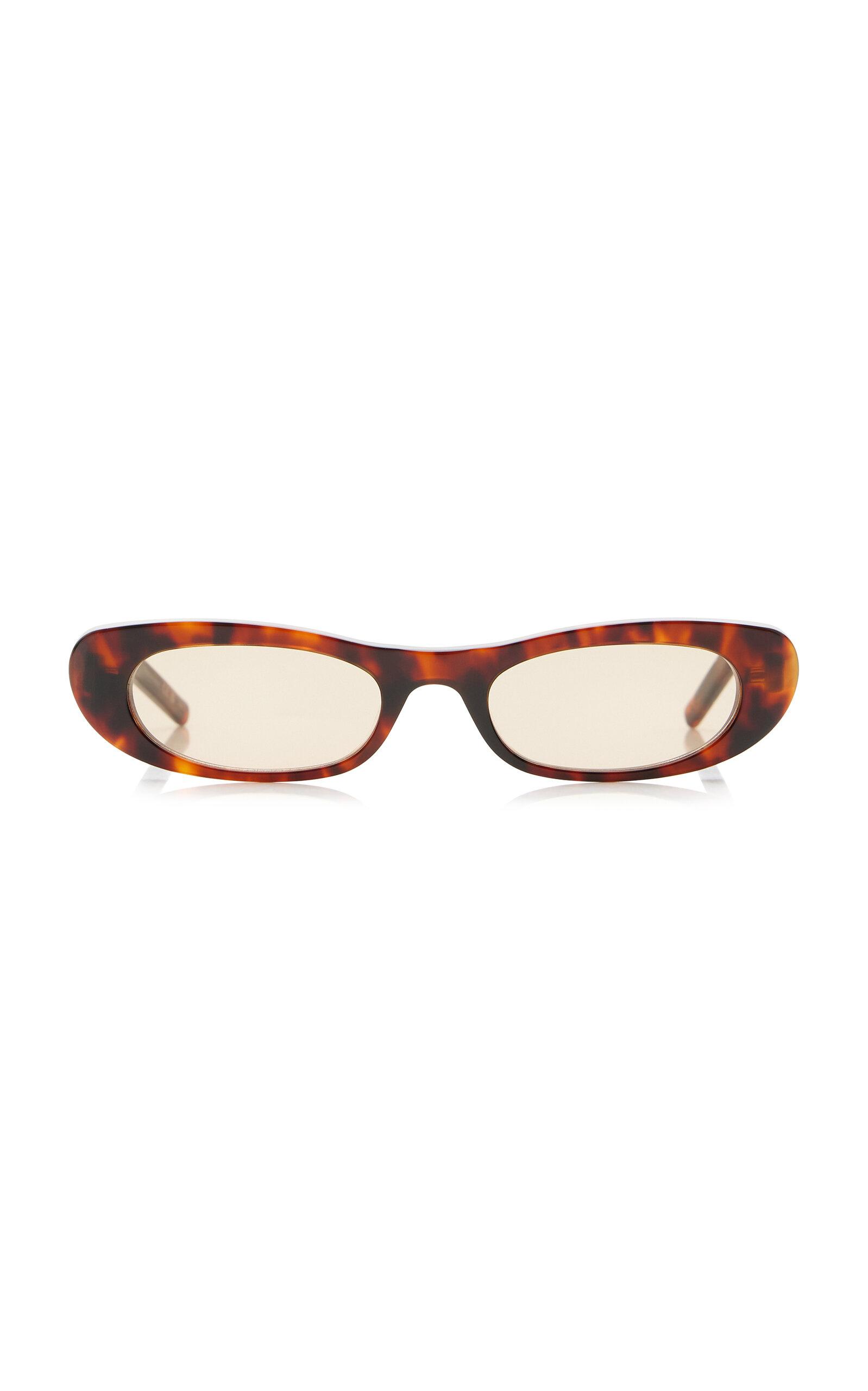 Saint Laurent Rectangle-Frame Acetate Sunglasses - Moda Operandi by SAINT LAURENT