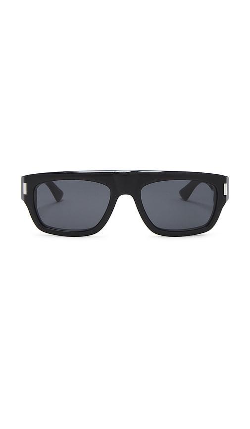 Saint Laurent Rectangular Sunglasses in Black by SAINT LAURENT