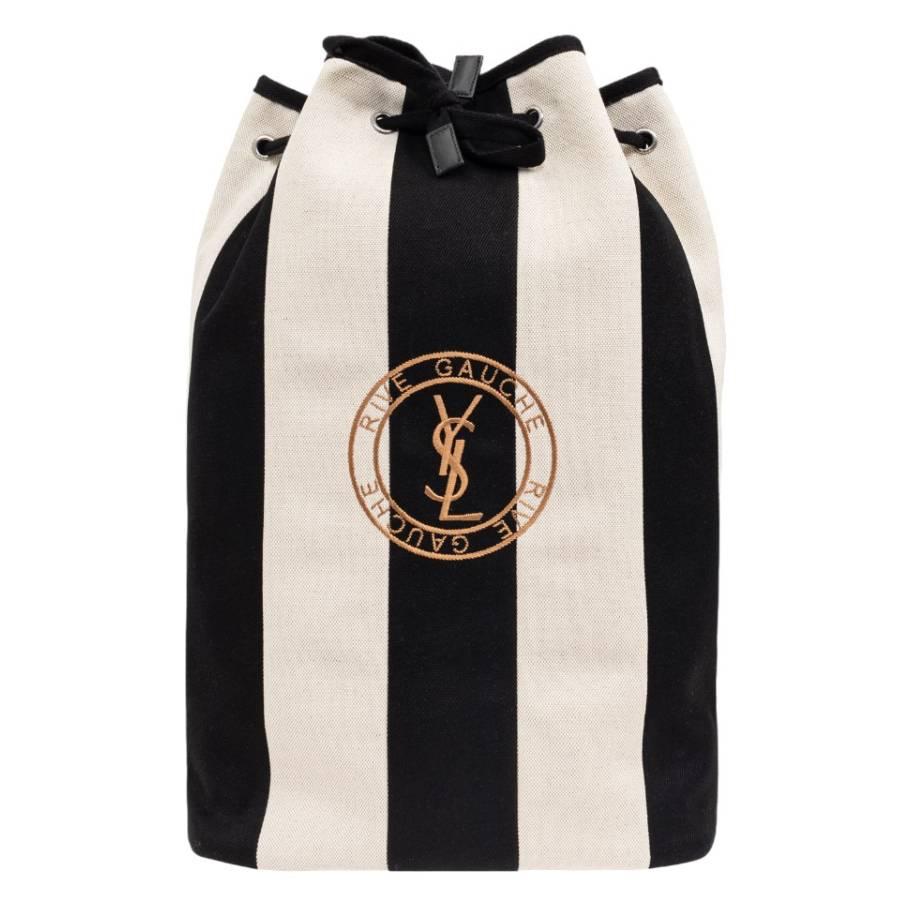 Saint Laurent Rive Gauche Canvas Backpack by SAINT LAURENT
