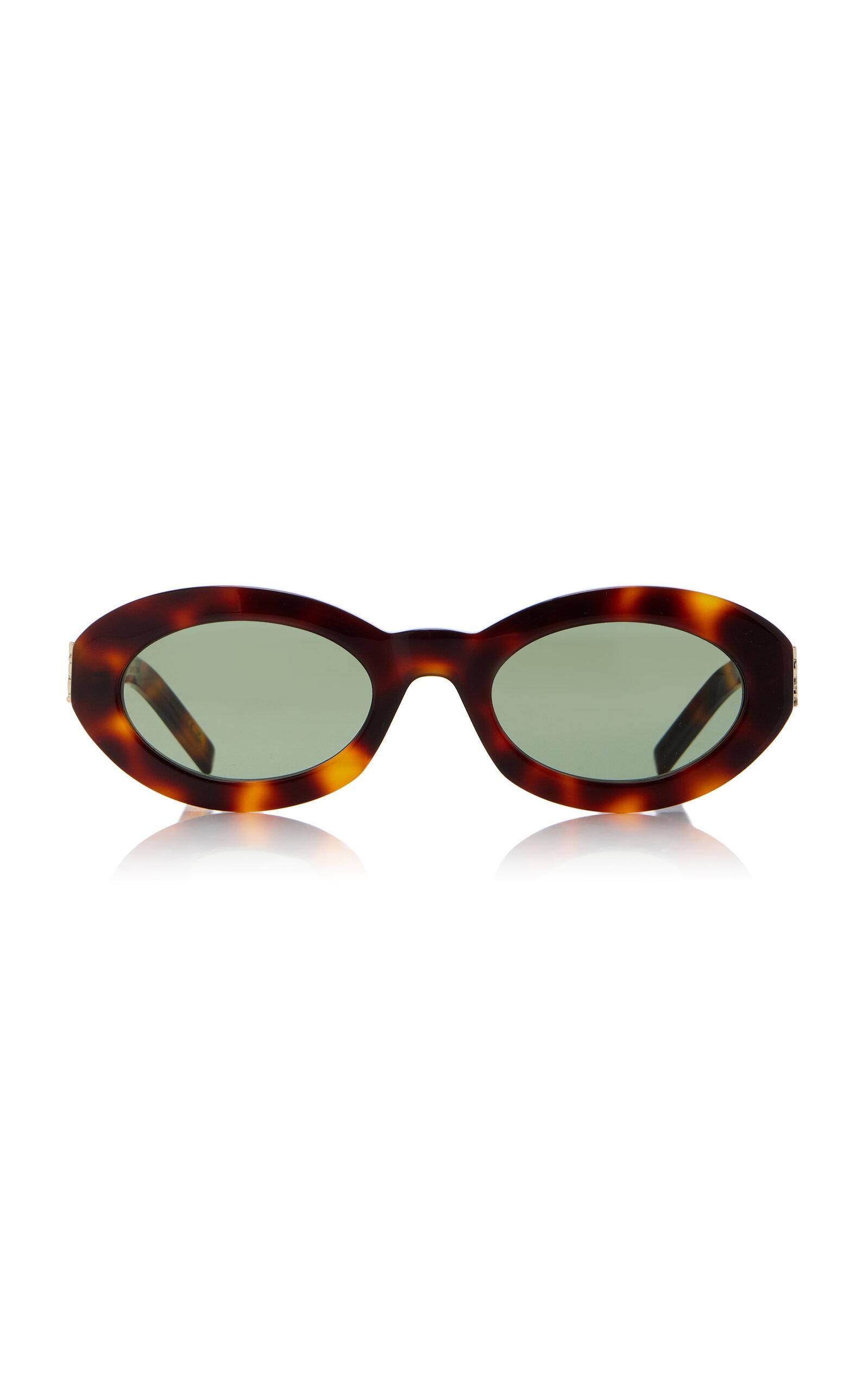 Saint Laurent Round-Frame Acetate Sunglasses - Moda Operandi by SAINT LAURENT