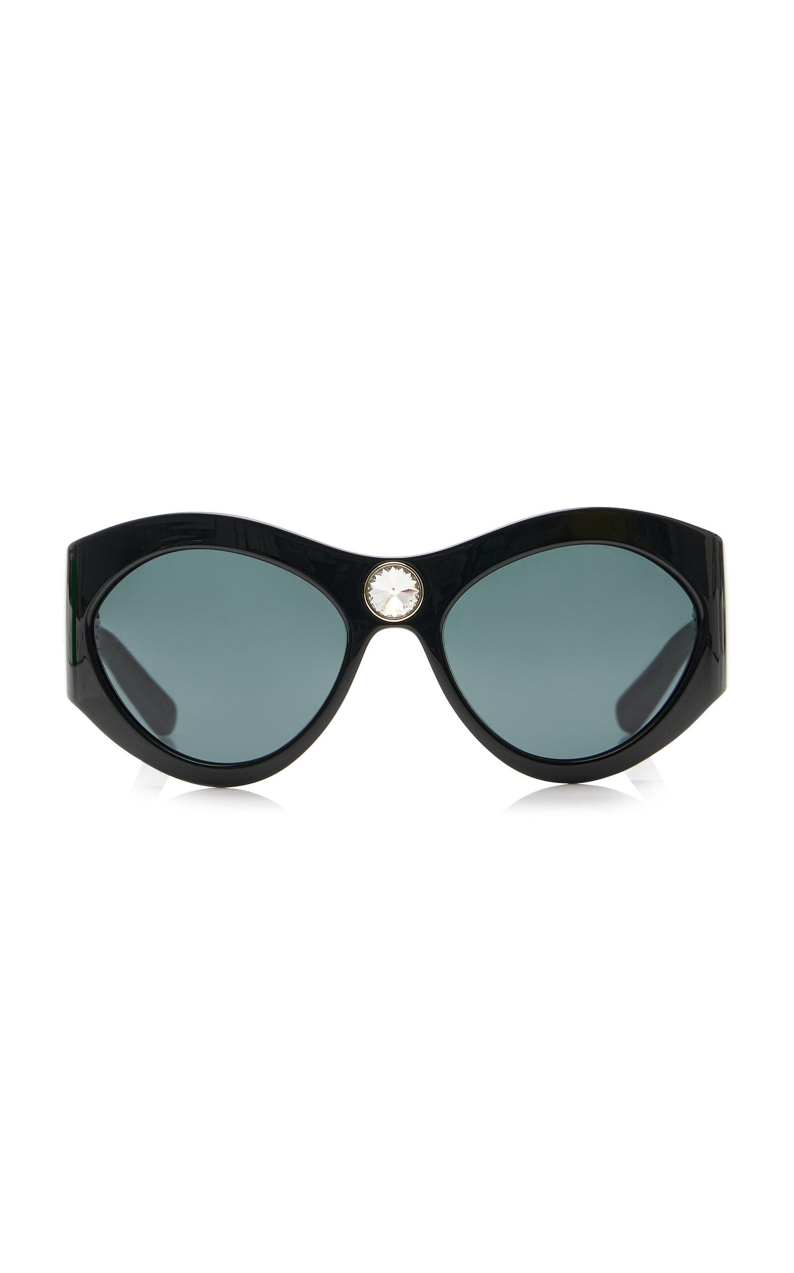 Saint Laurent Round-Frame Acetate Sunglasses - Moda Operandi by SAINT LAURENT