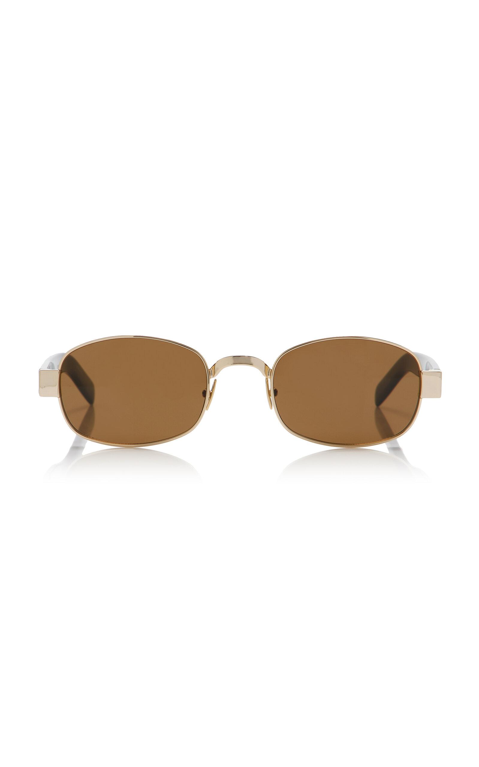 Saint Laurent Round-Frame Metal Sunglasses - Moda Operandi by SAINT LAURENT
