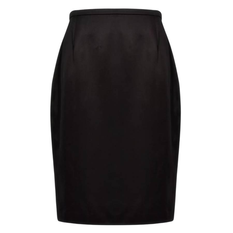 Saint Laurent Saint Laurent Mid-Rise Pencil Skirt by SAINT LAURENT