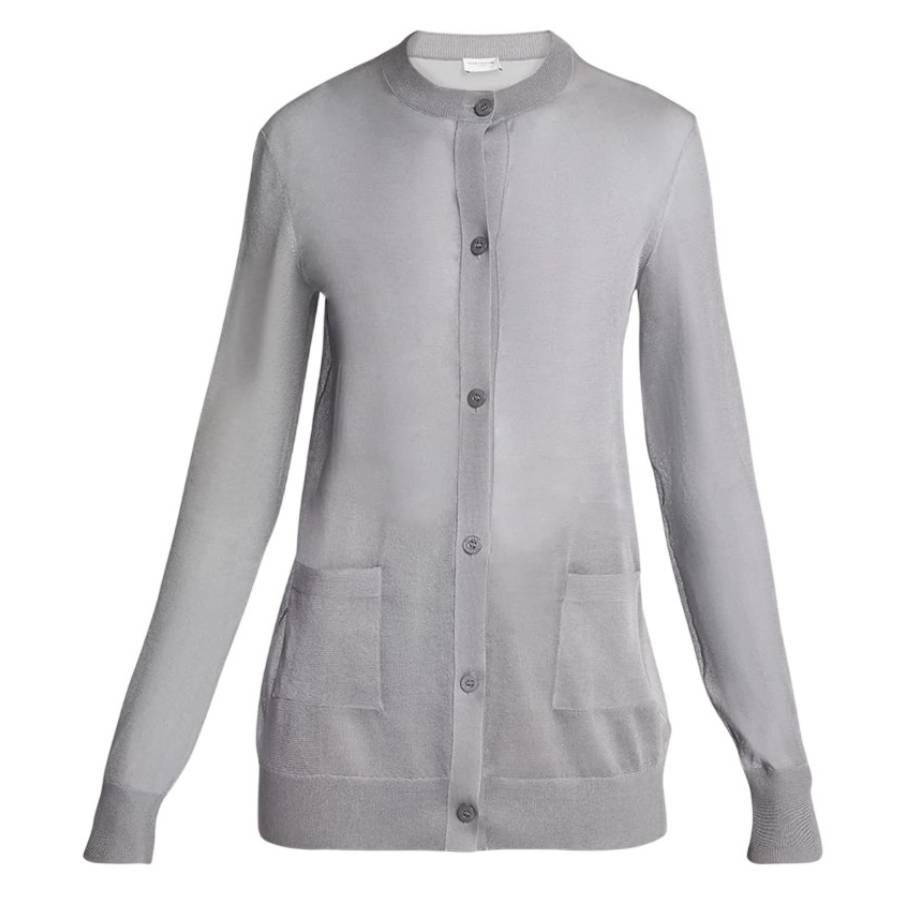 Saint Laurent Sheer Silk Cardigan by SAINT LAURENT