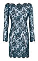 Saint Laurent Silicone-Coated Lace Mini Dress - Moda Operandi by SAINT LAURENT