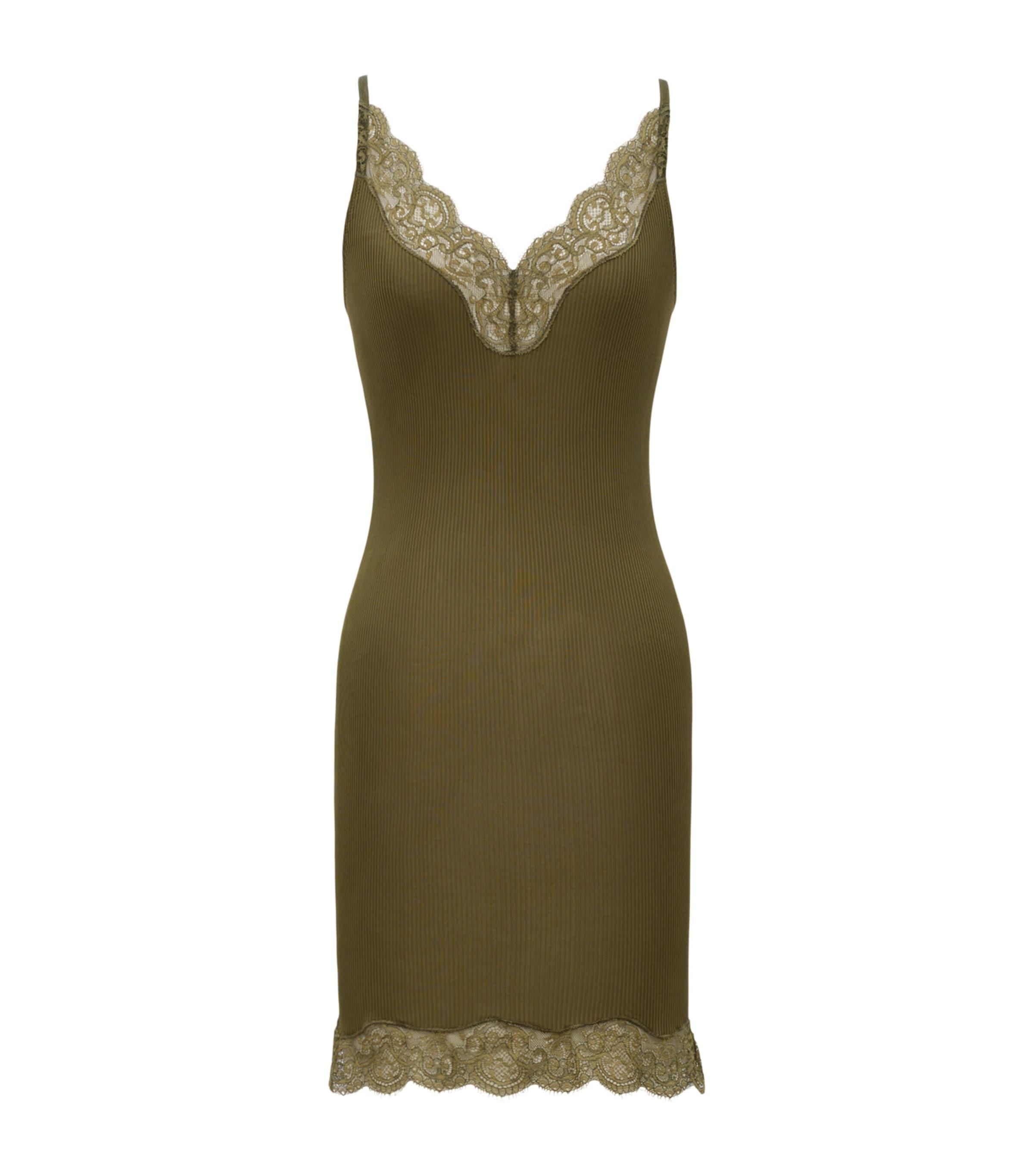 Saint Laurent Silk Lace Mini Dress by SAINT LAURENT