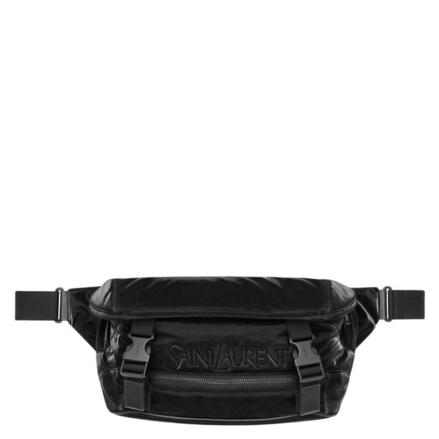 Saint Laurent Silktech Canvas Crossbody Bag by SAINT LAURENT
