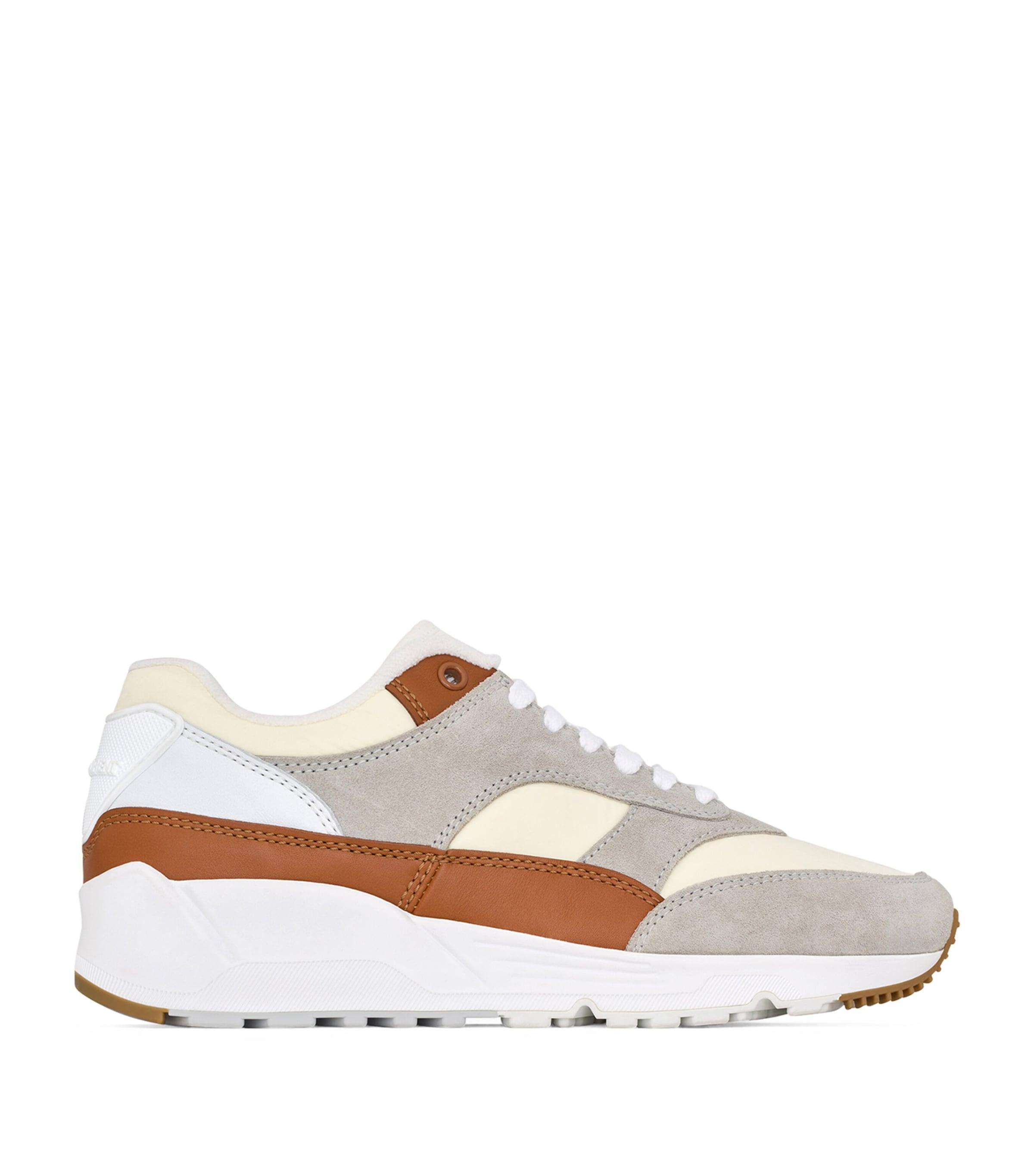 Saint Laurent Suede-Trim Bump Sneakers by SAINT LAURENT
