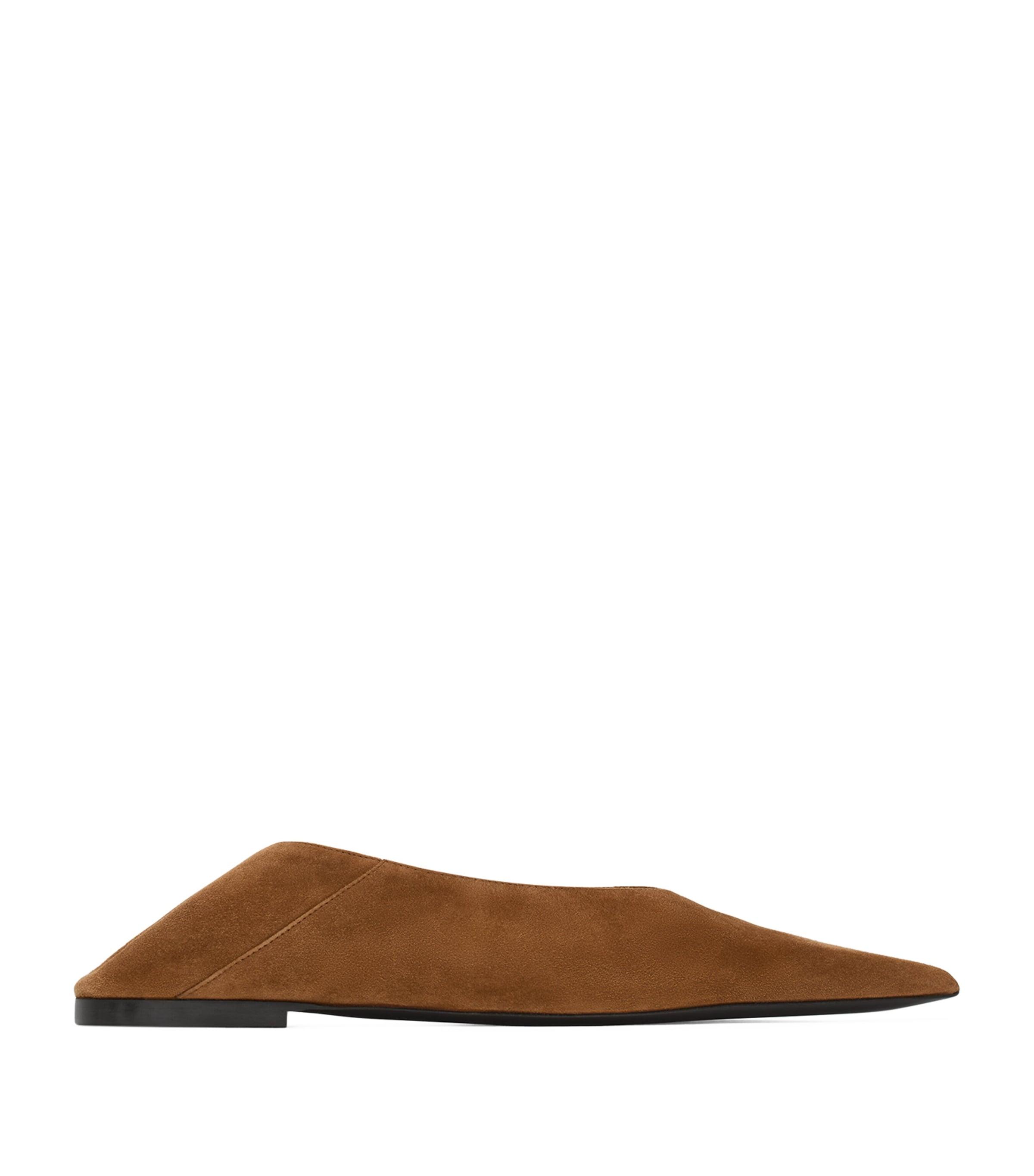 Saint Laurent Suede Zaza Ballet Flats by SAINT LAURENT