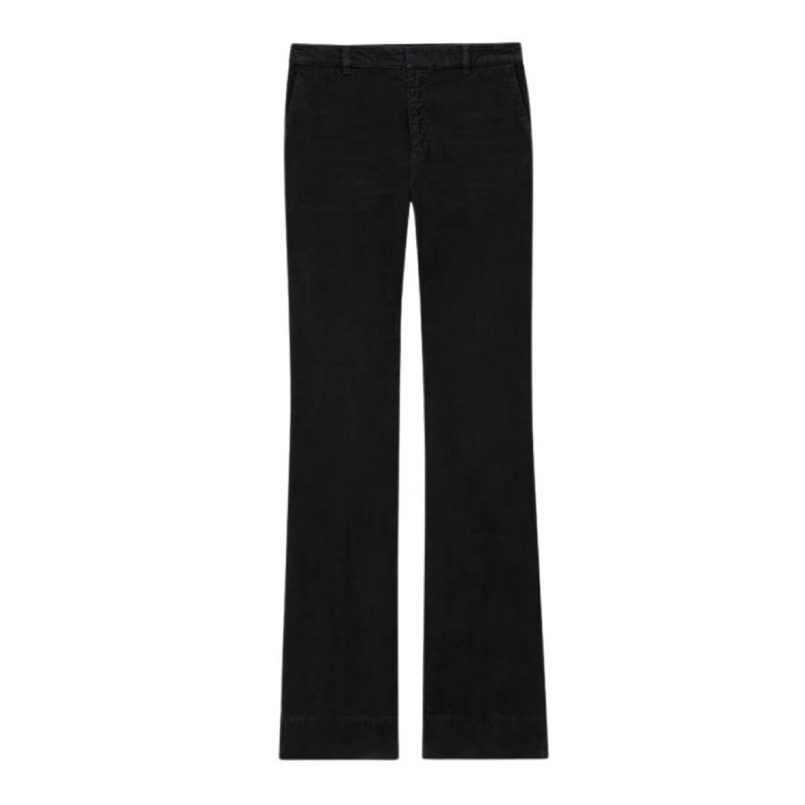 Saint Laurent Womens Low-Rise Bootcut Pants by SAINT LAURENT