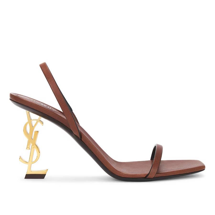 Saint Laurent Womens Opyum 85 Slingback Sandals by SAINT LAURENT