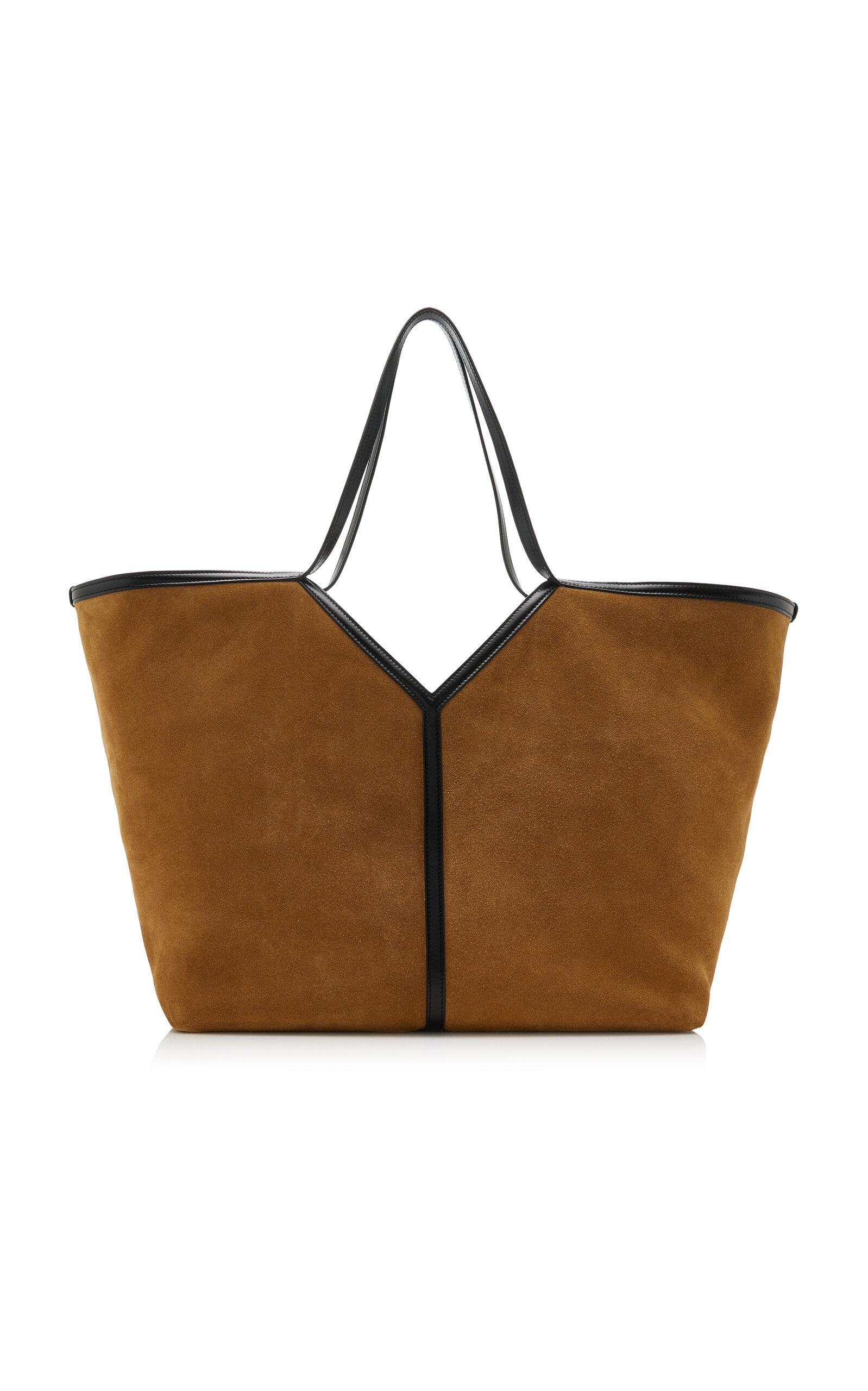 Saint Laurent Y Suede Tote Bag - Moda Operandi by SAINT LAURENT