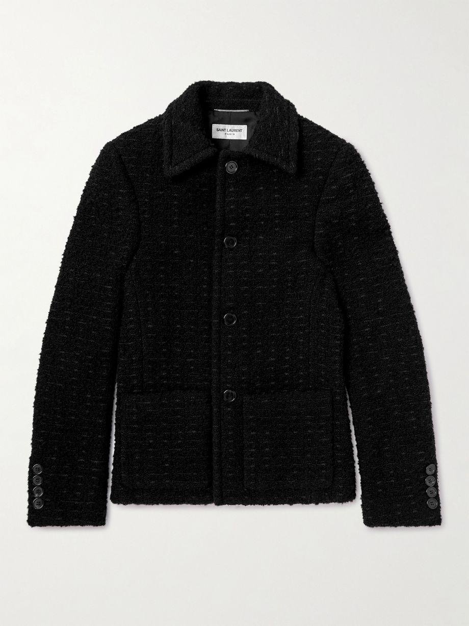 Slim-Fit Wool-Blend Tweed Jacket by SAINT LAURENT