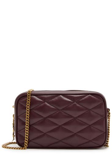 Small quilted leather camera bag by SAINT LAURENT