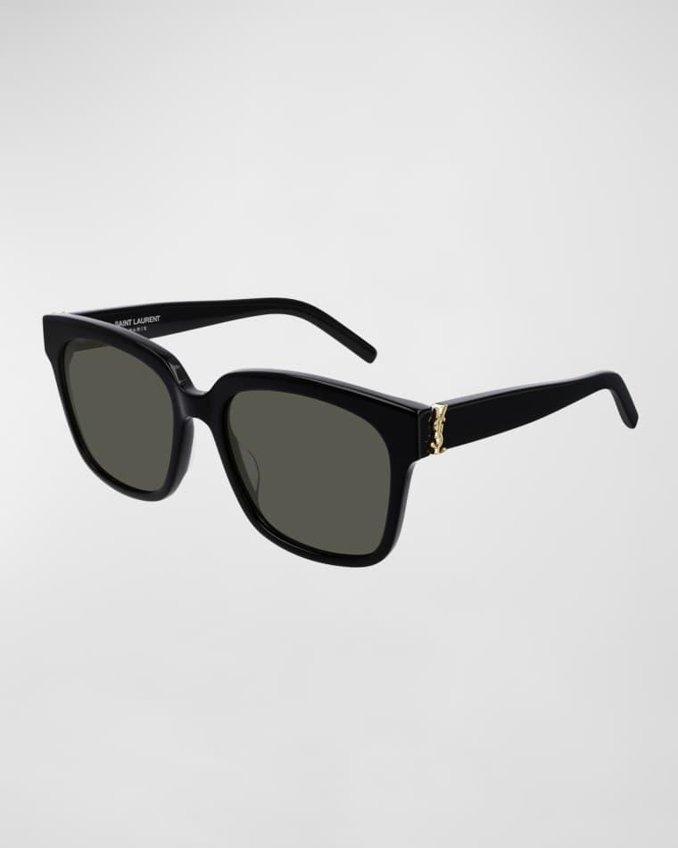 Square YSL Acetate Sunglasses by SAINT LAURENT